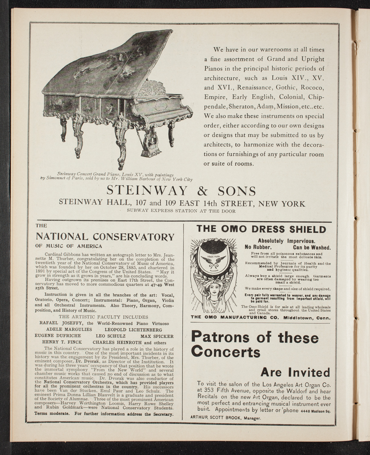 Russian Symphony Society of New York, November 18, 1905, program page 4