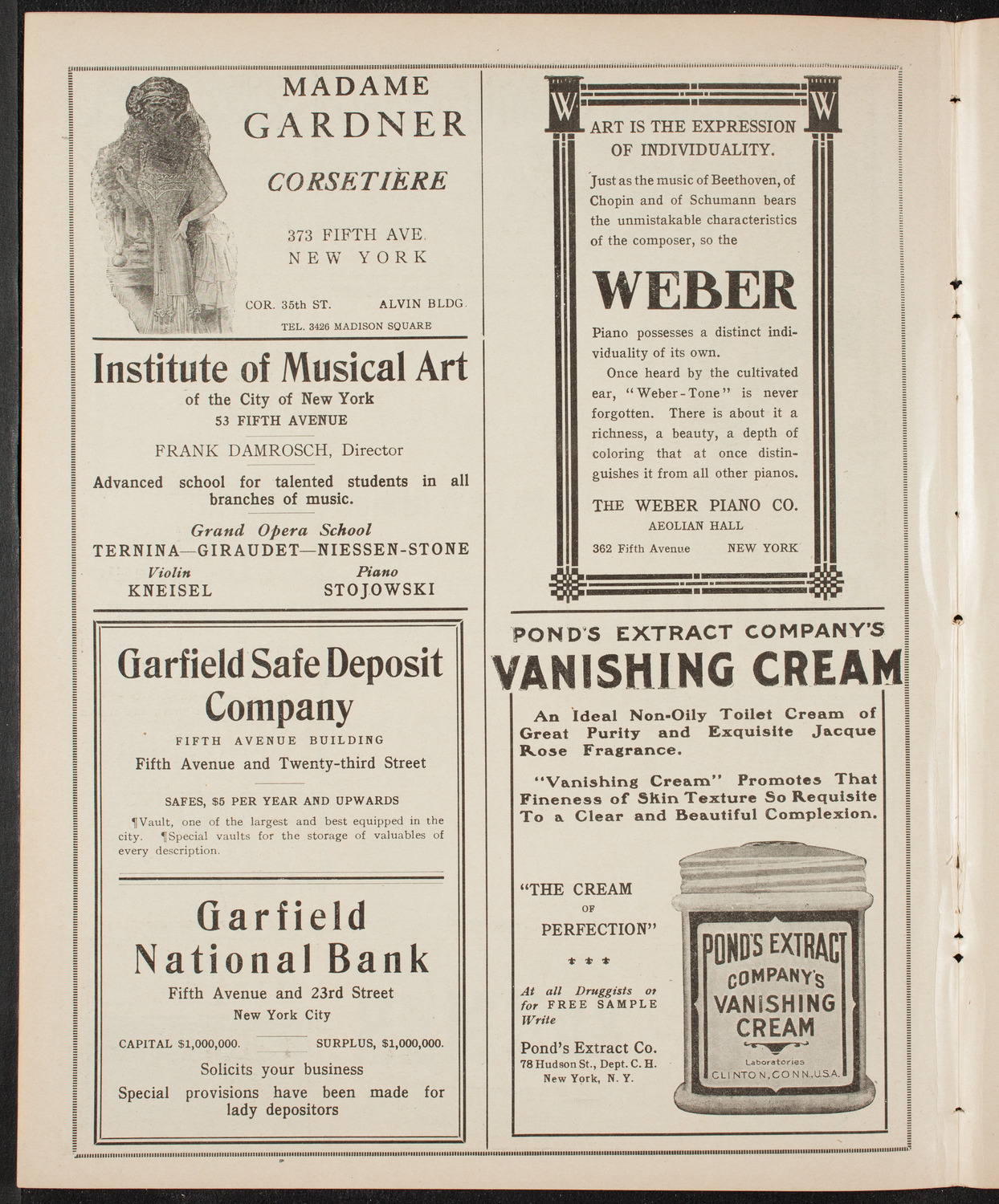 Ludwig Wüllner, Baritone, February 22, 1910, program page 6