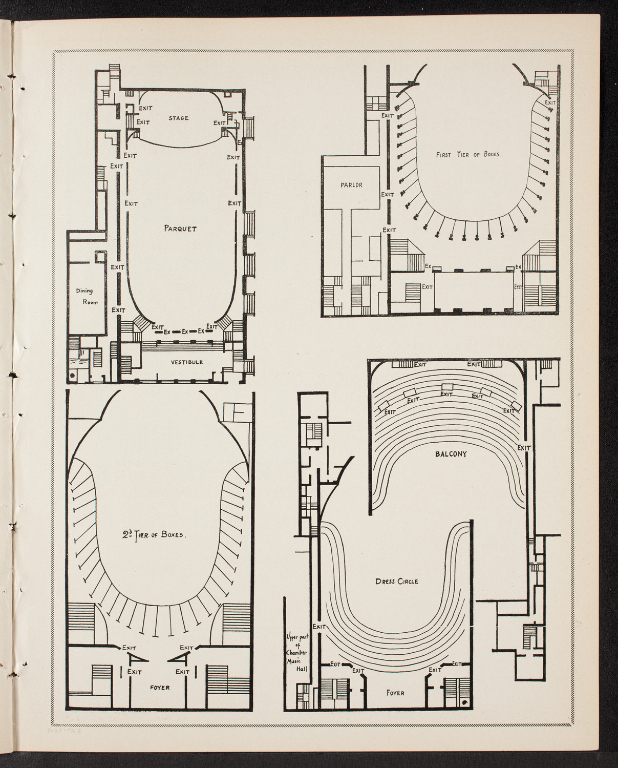 Jacques Thibaud, Violin, November 20, 1903, program page 11