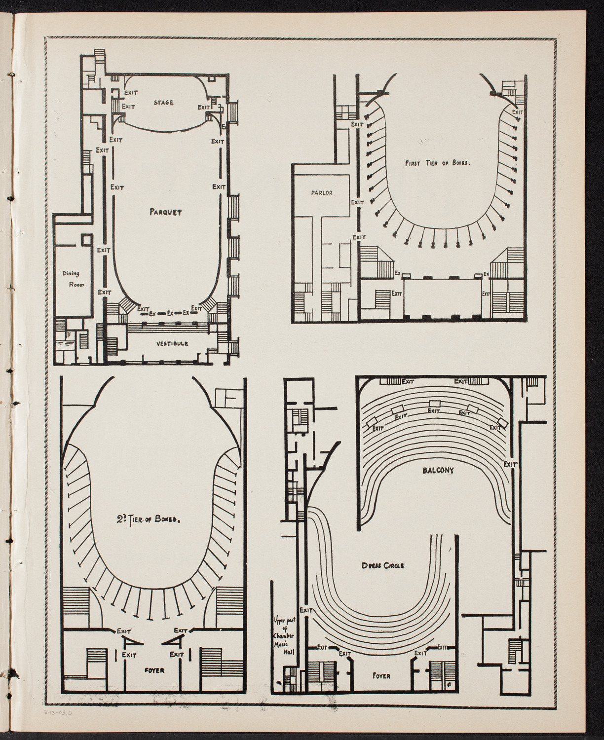 New York Philharmonic, March 13, 1903, program page 11