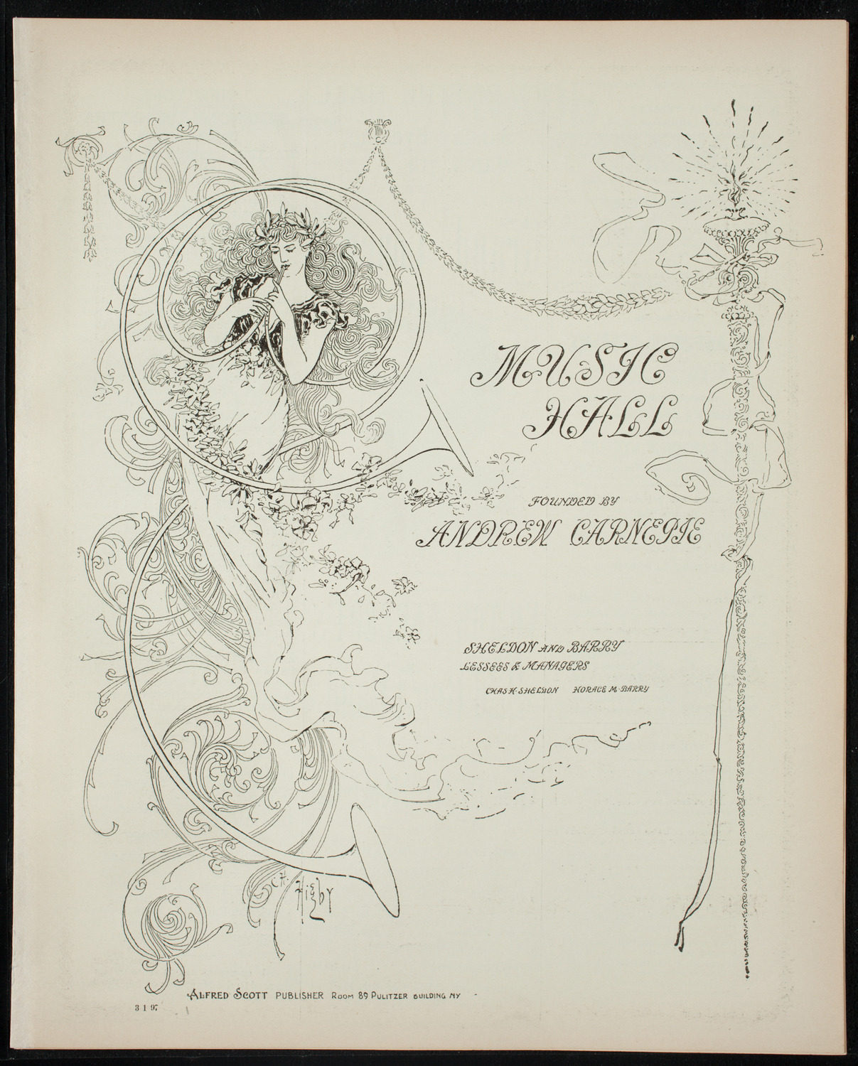 Symphony Concert, March 1, 1897, program page 1