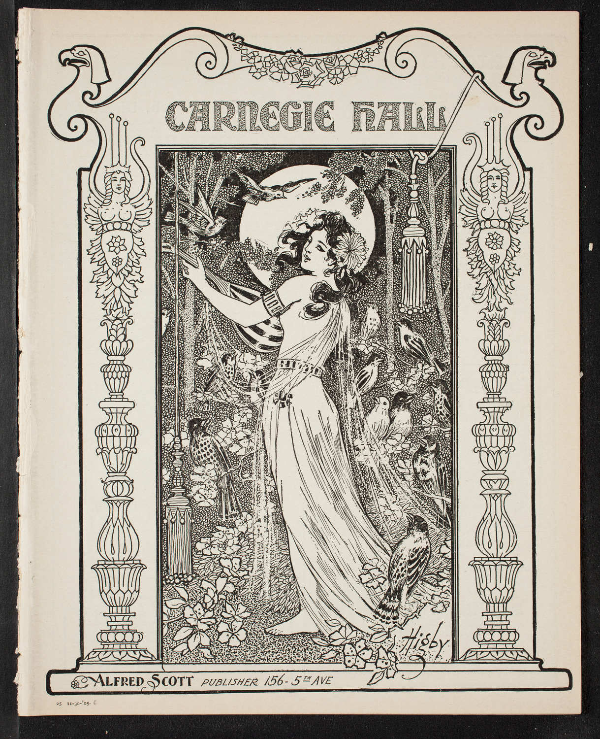 Jan Kubelik, Violin, with the New York Symphony Orchestra, November 30, 1905, program page 1