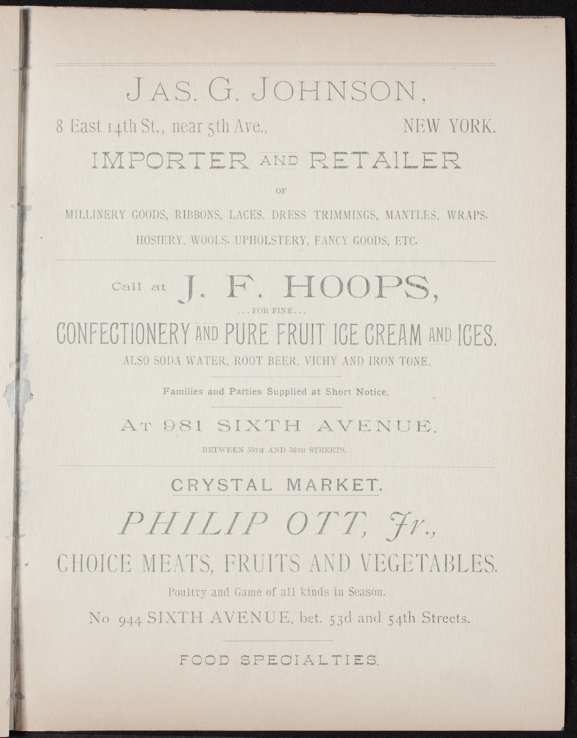 Rutgers Female College of the City of New York, May 19, 1892, program page 7