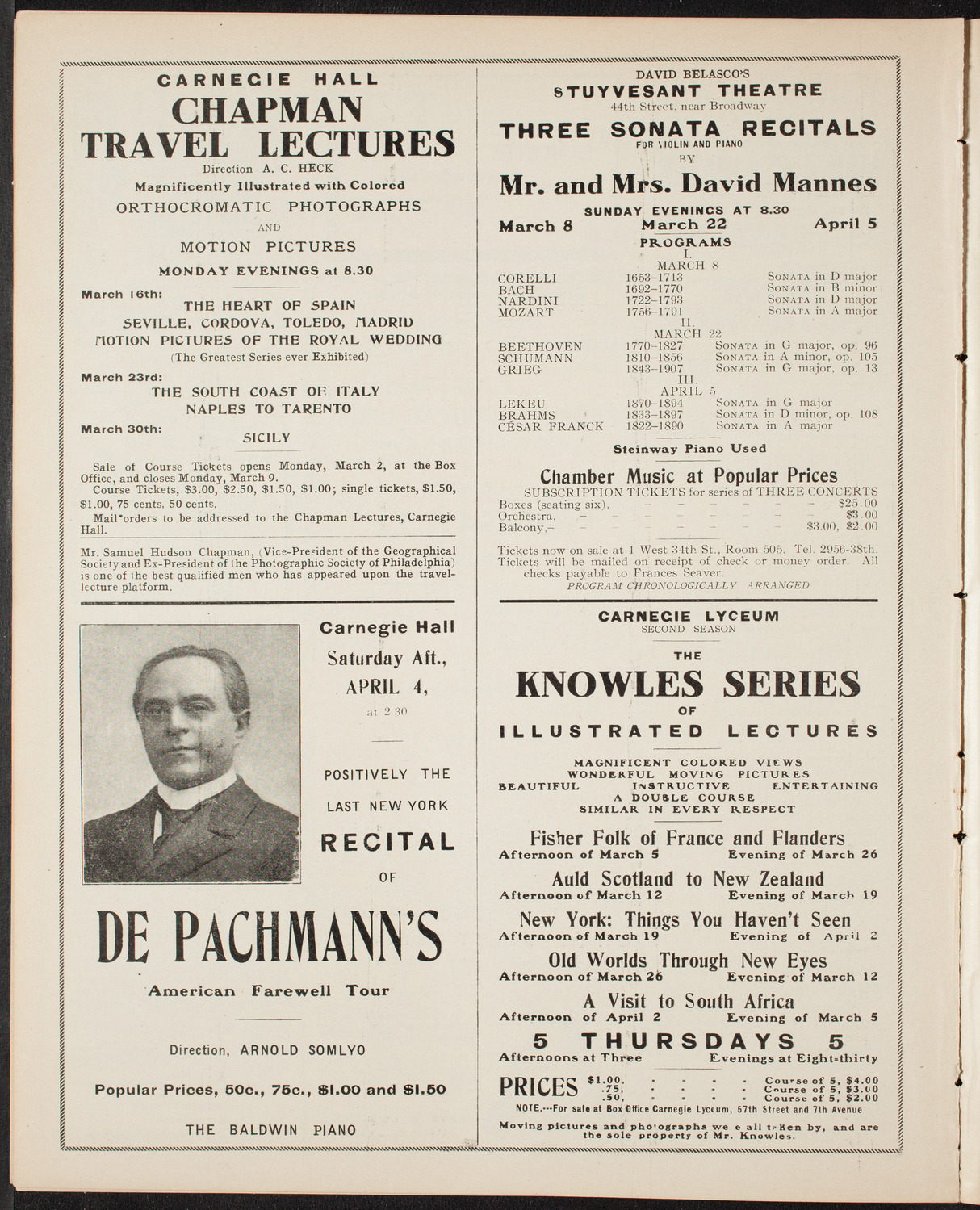 Russian Symphony Society of New York, March 5, 1908, program page 10