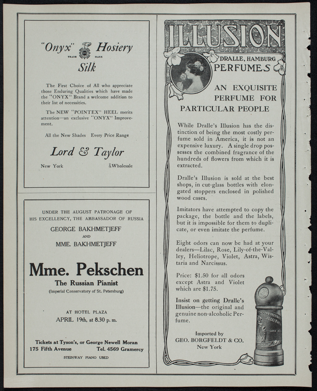 Marcella Sembrich, Soprano, March 25, 1913, program page 8