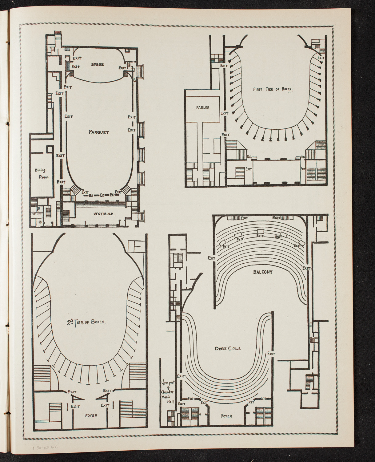 People's Singing Classes, April 30, 1905, program page 11