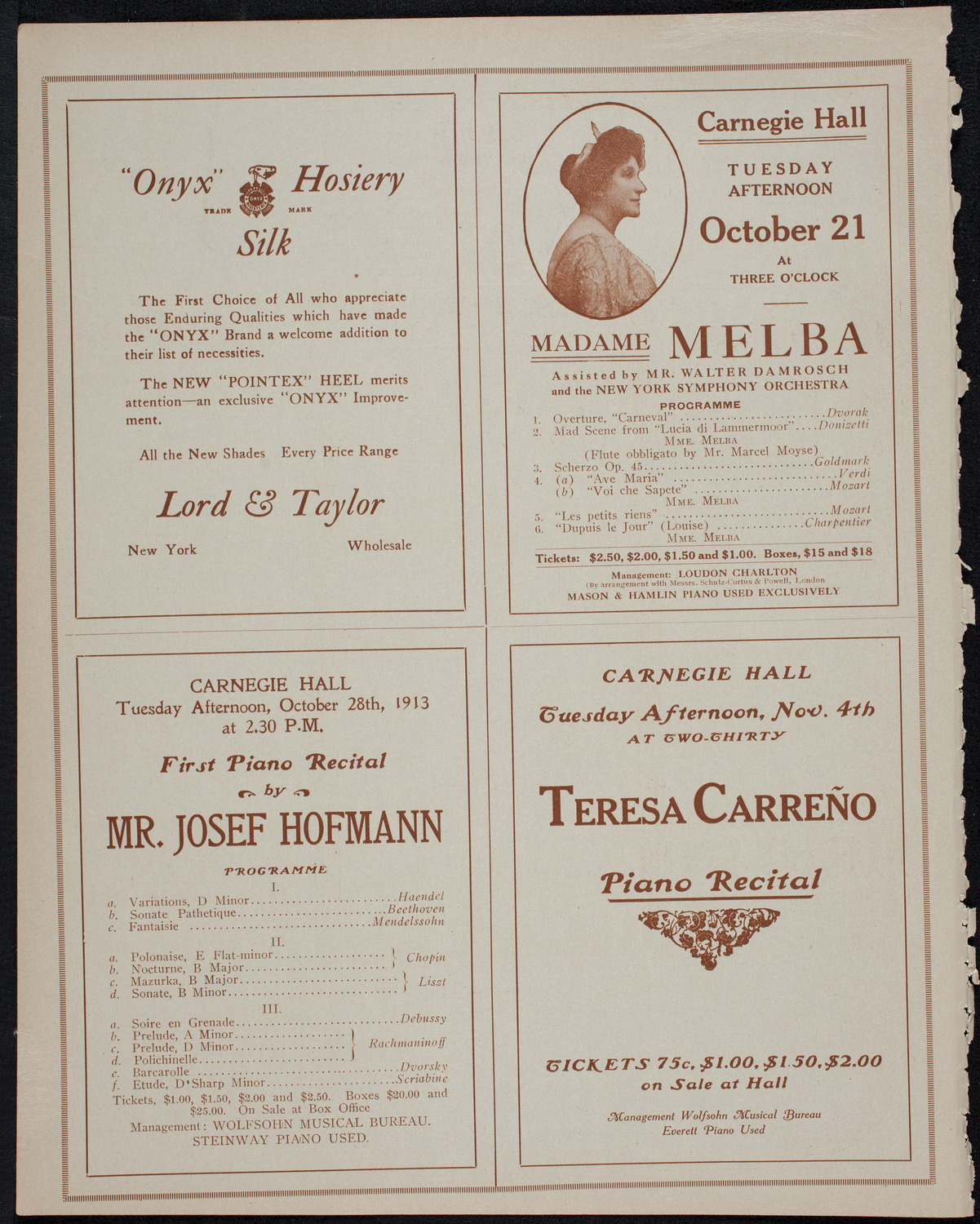 Columbus Day Celebration, October 13, 1913, program page 8