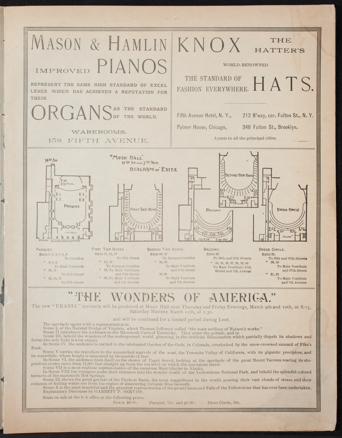 Plunket Greene, March 4, 1893, program page 3