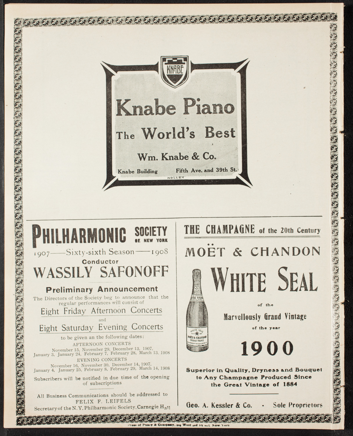 National Arbitration and Peace Congress, April 16, 1907, program page 12