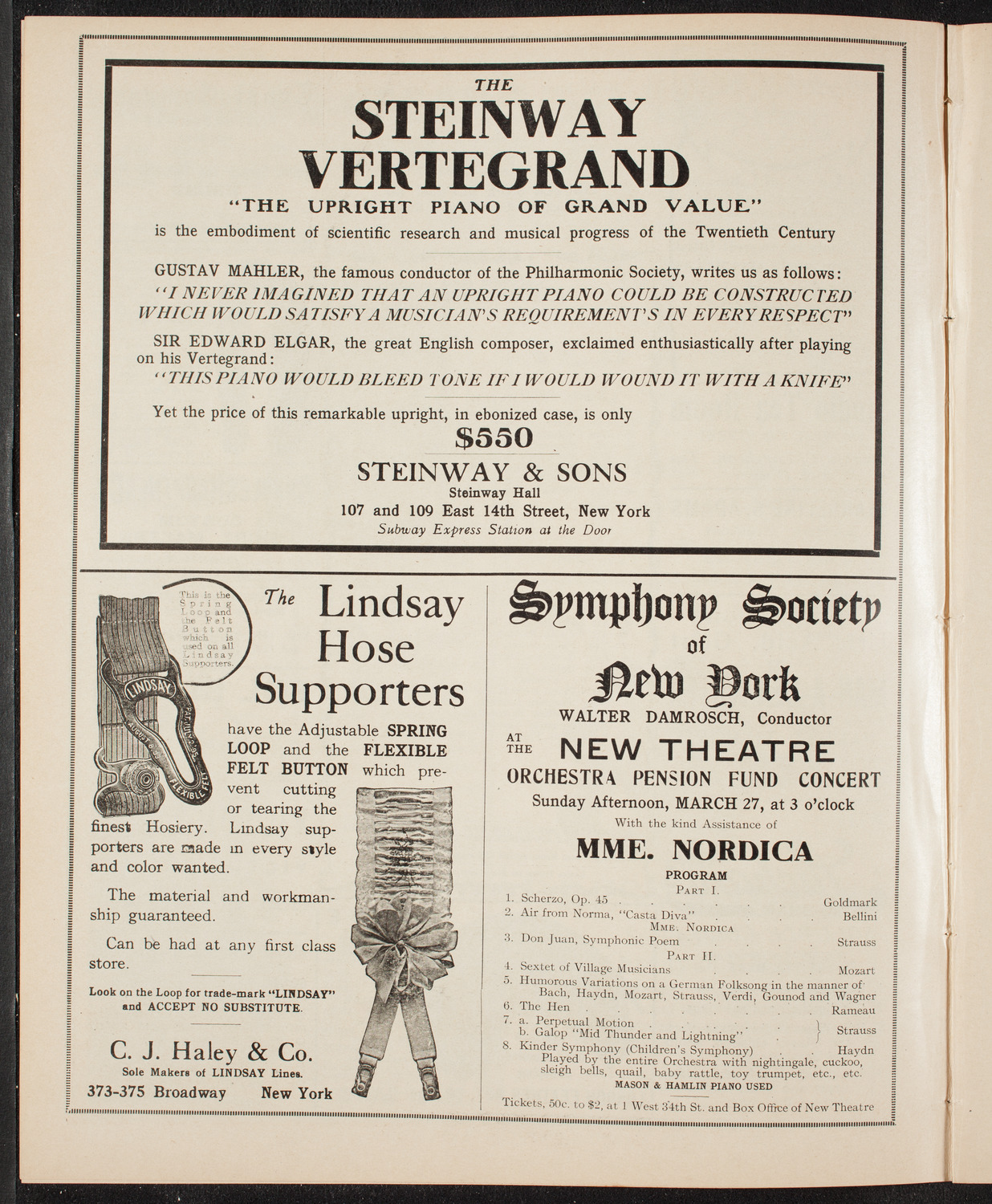 Newman's Illustrated Talks on Travel Topics, March 20, 1910, program page 4