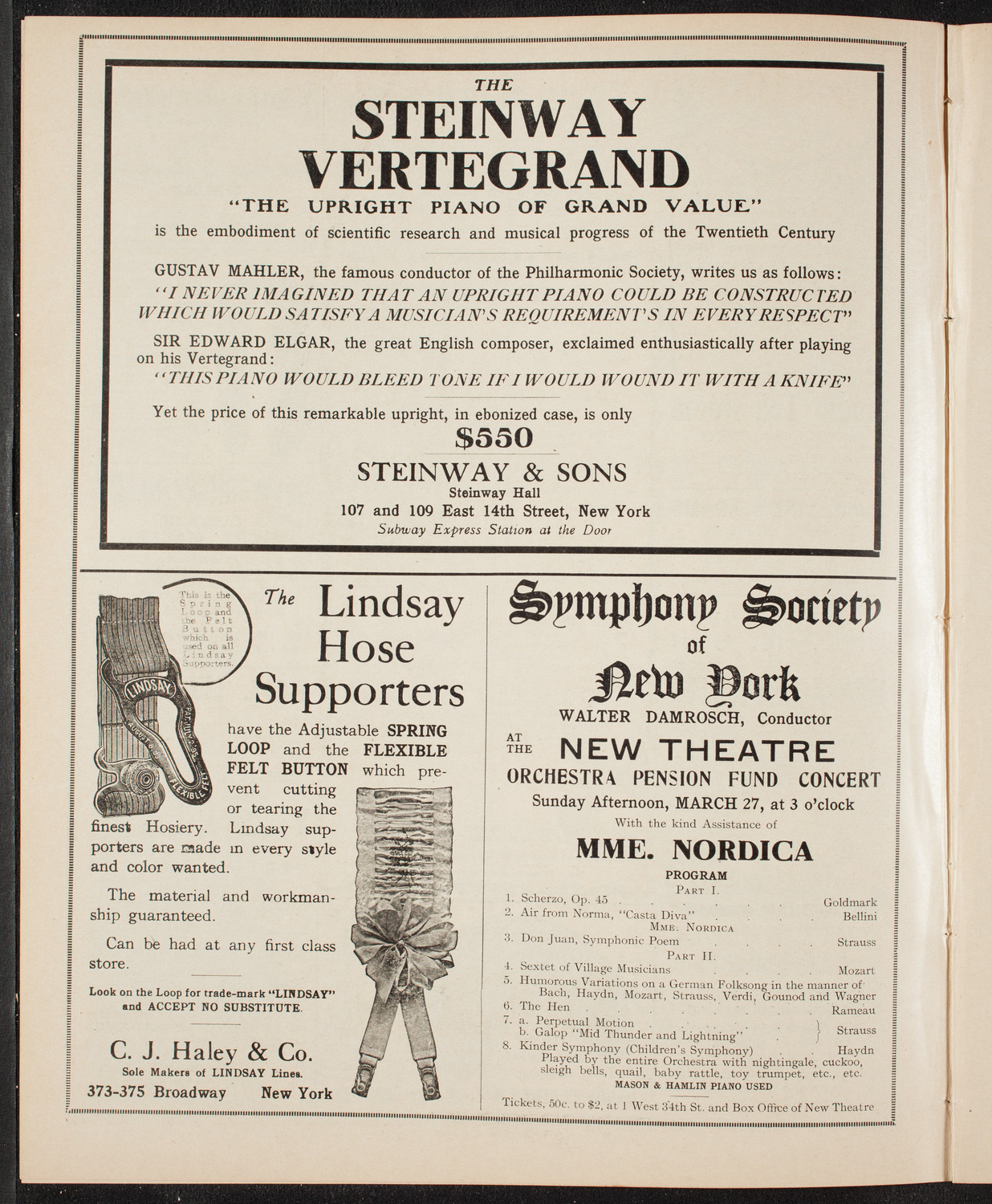 Newman's Illustrated Talks on Travel Topics, March 20, 1910, program page 4