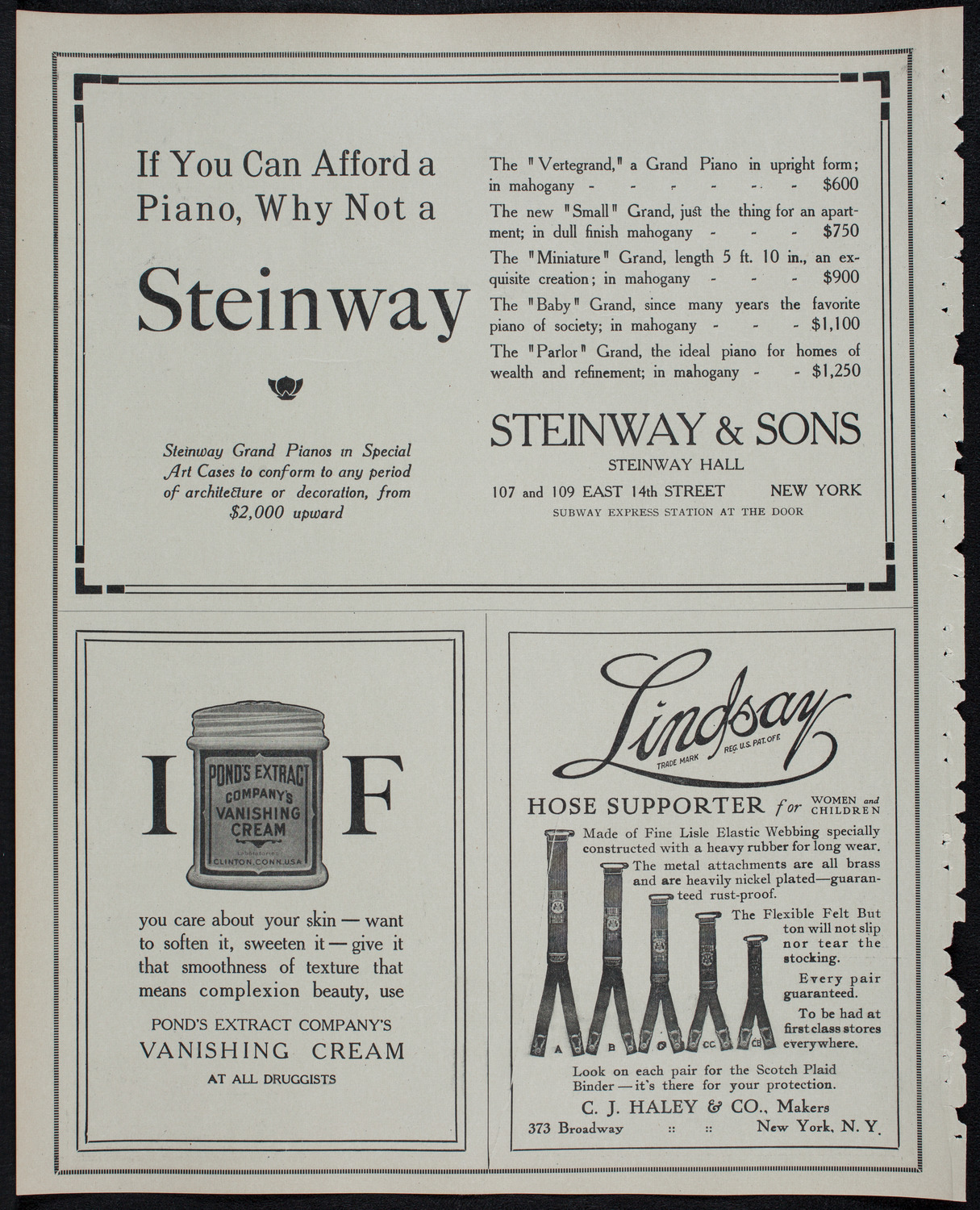 Clara Butt and Kennerley Rumford, January 14, 1913, program page 4