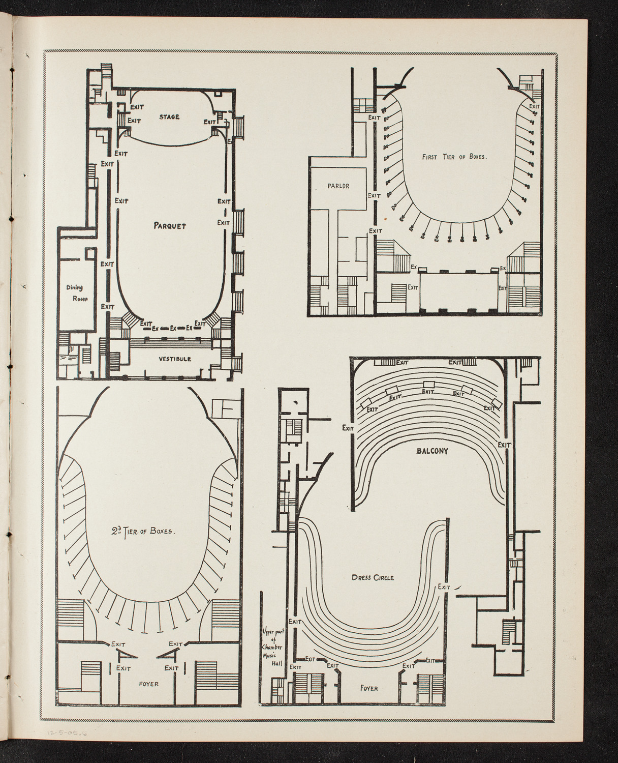 New York Banks' Glee Club, December 5, 1905, program page 11