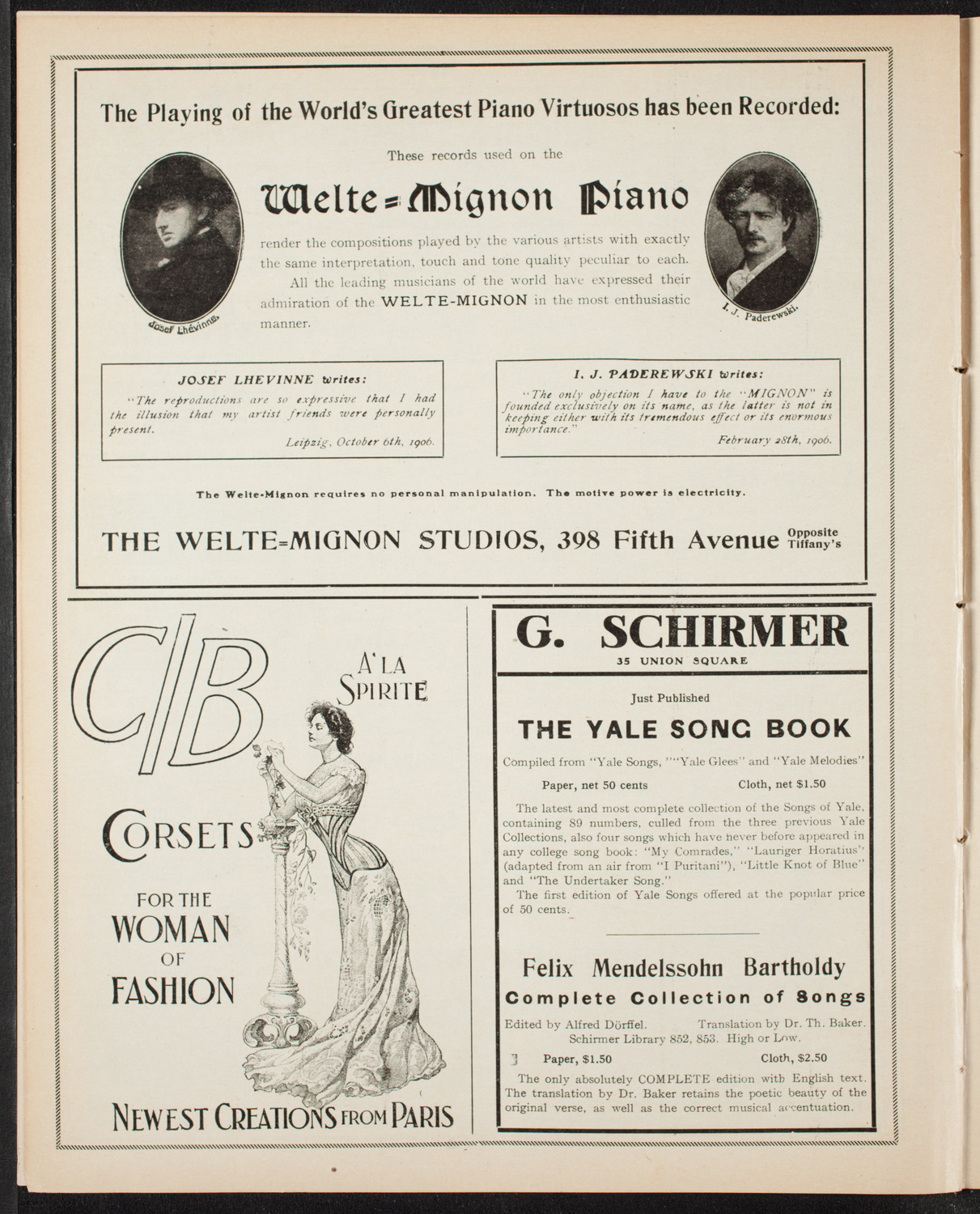Elmendorf Lecture: Ireland, February 7, 1907, program page 8
