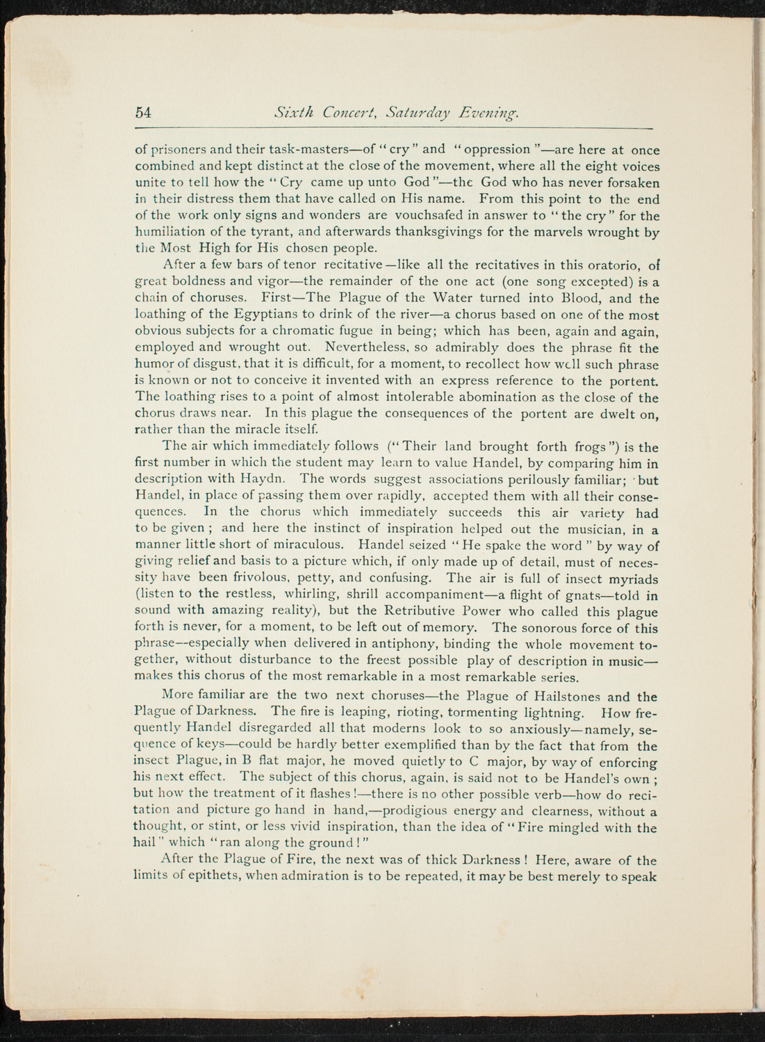 Opening Week Music Festival: Opening Night of Carnegie Hall, May 5, 1891, program notes page 70