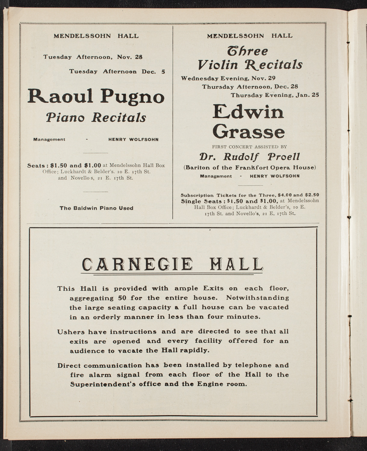 Symphony Concert for Young People, November 25, 1905, program page 10