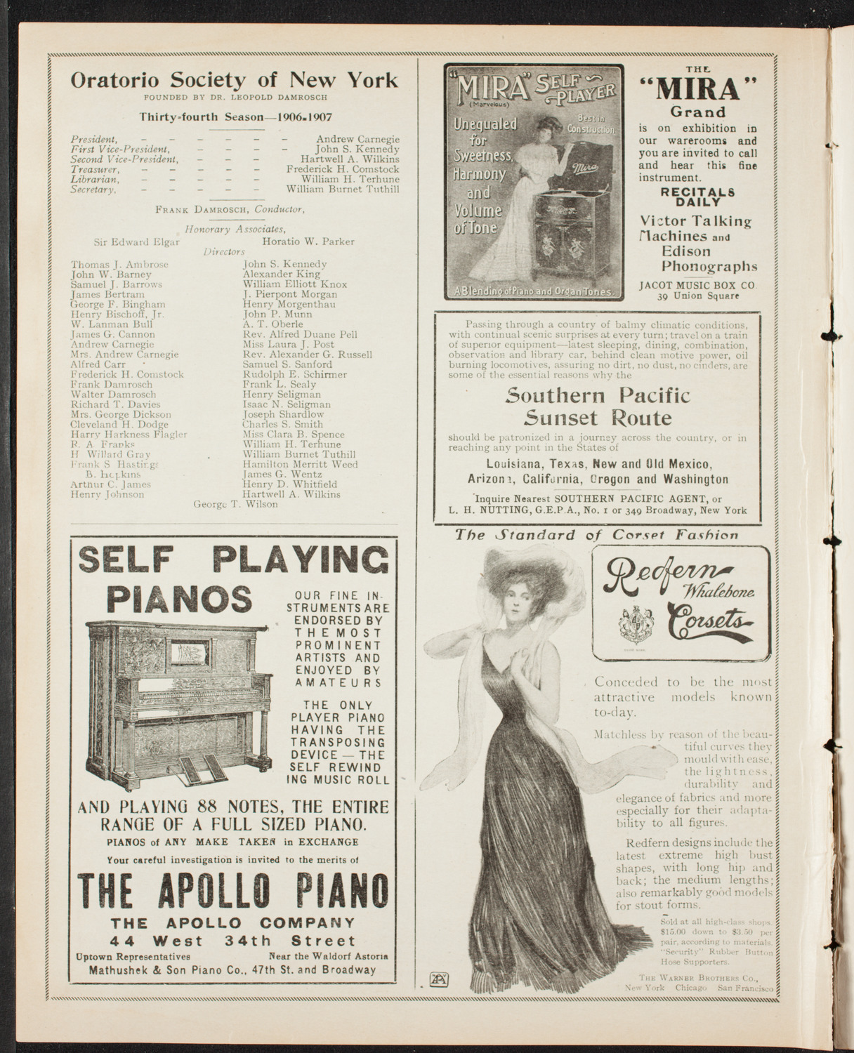 National Arbitration and Peace Congress, April 15, 1907, program page 2