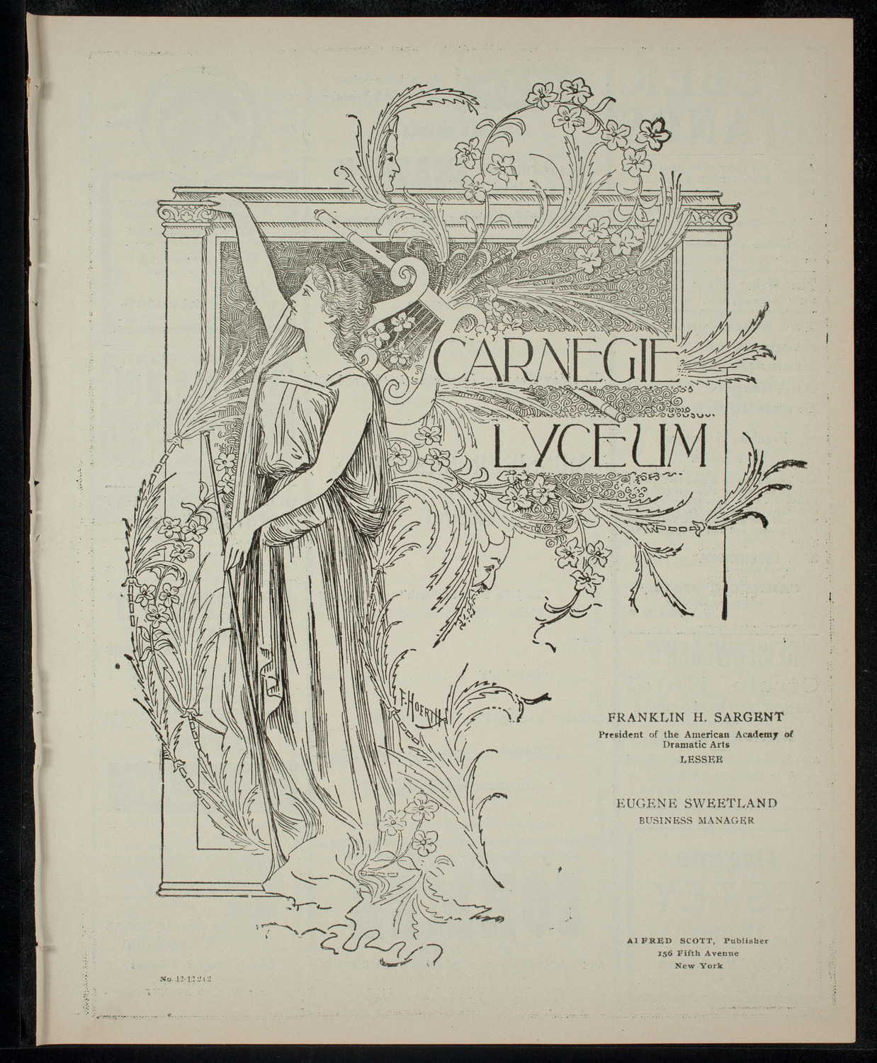 Monsieur Gaspard with Leah Barbe and Paul Kefer, December 2, 1902, program page 1