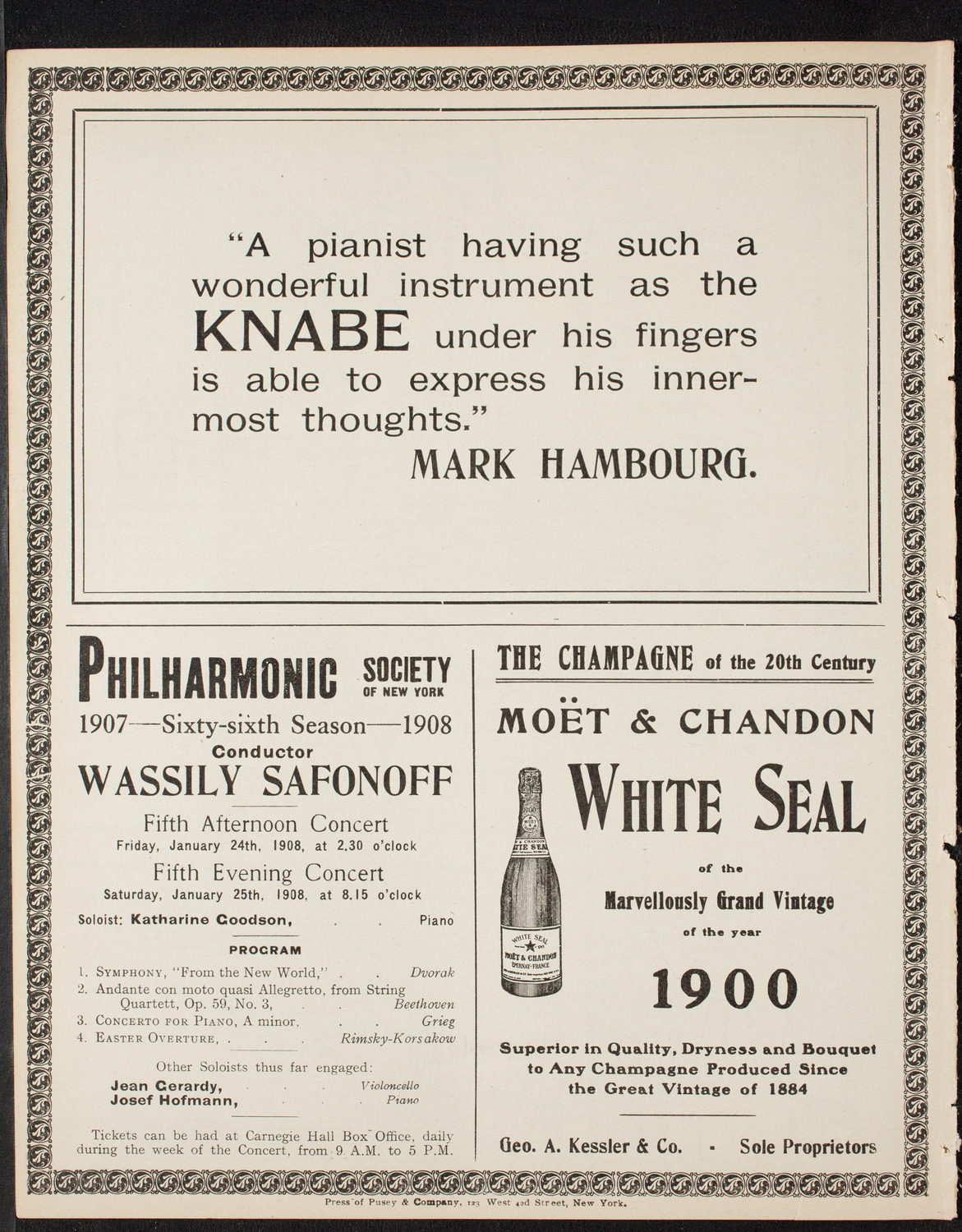 Burton Holmes Travelogue: Imperial Berlin, January 12, 1908, program page 12