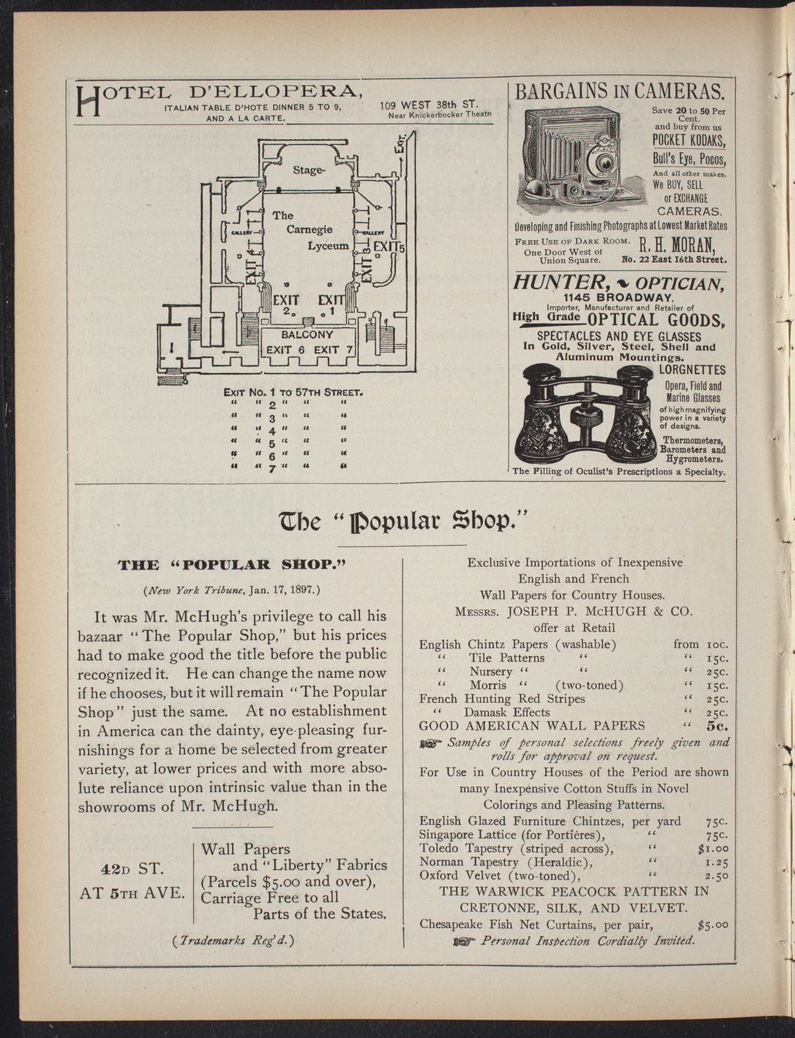 Benefit for the Sick and Wounded of the Cuban Revolution, May 10, 1897, program page 6