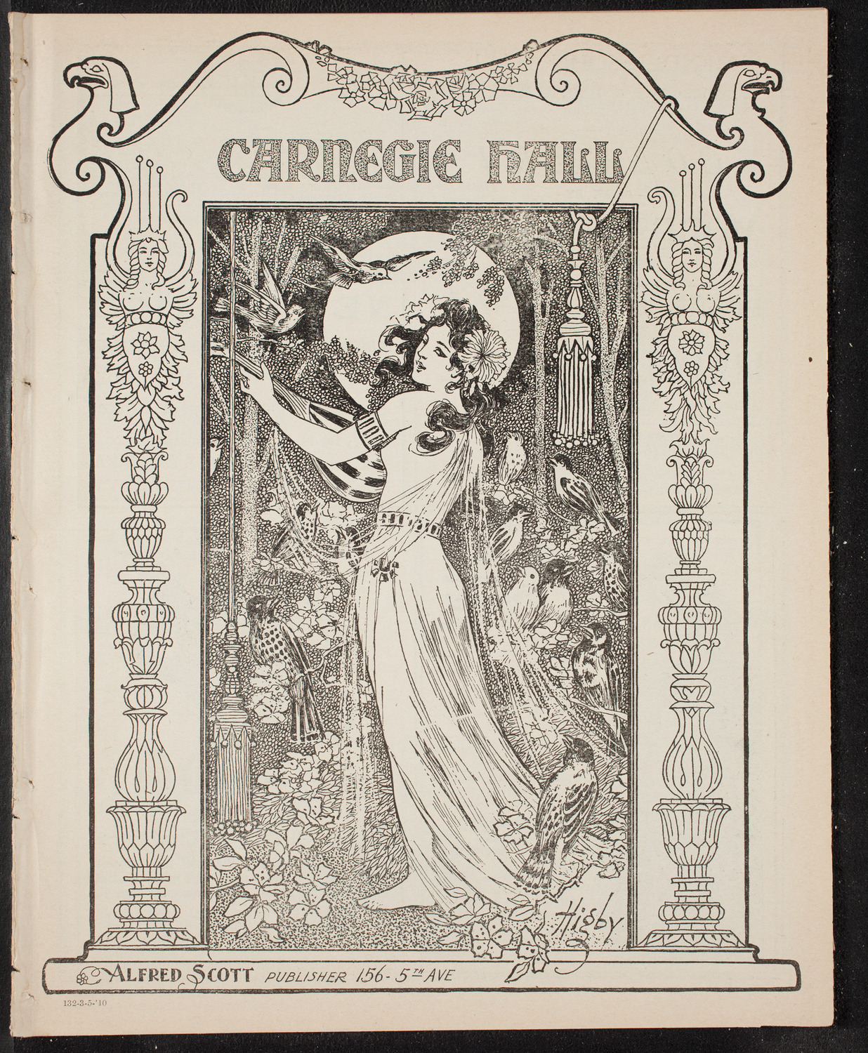 Symphony Concert for Young People, March 5, 1910, program page 1