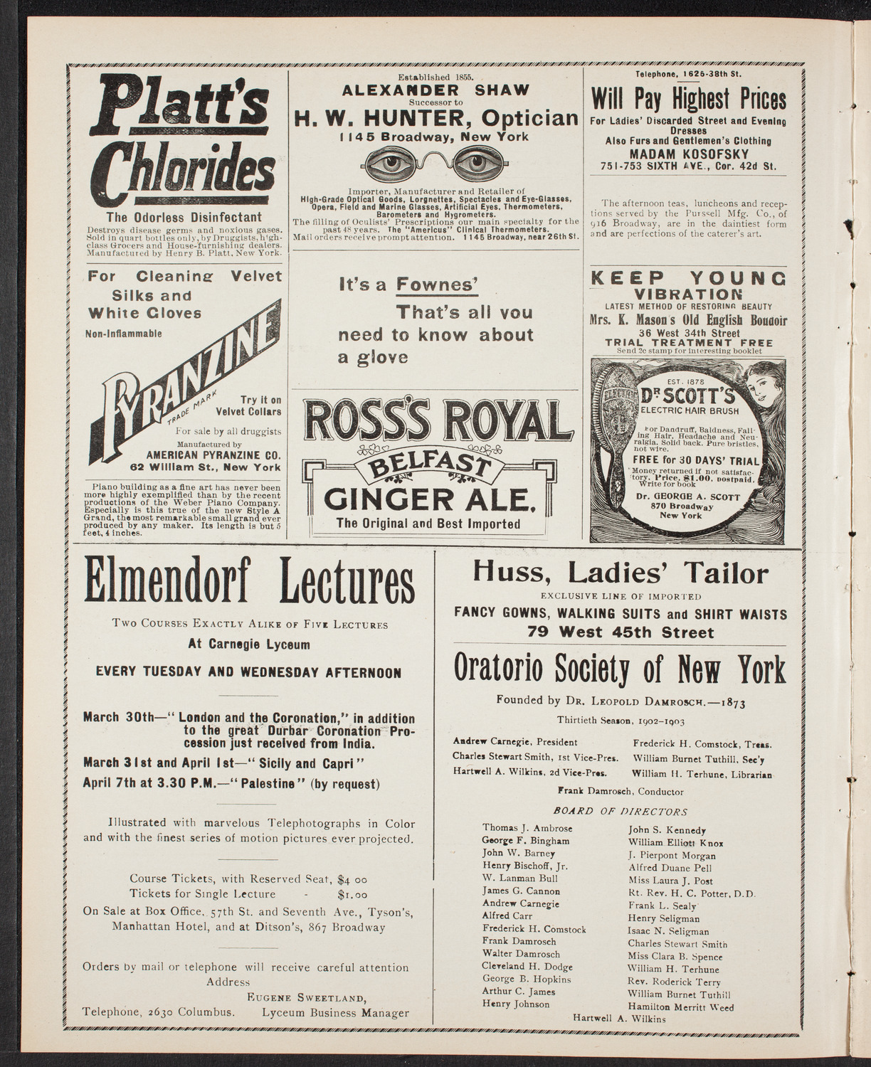 Mt. Tabor Manual Training and Industrial School Symphony Concert, April 2, 1903, program page 2