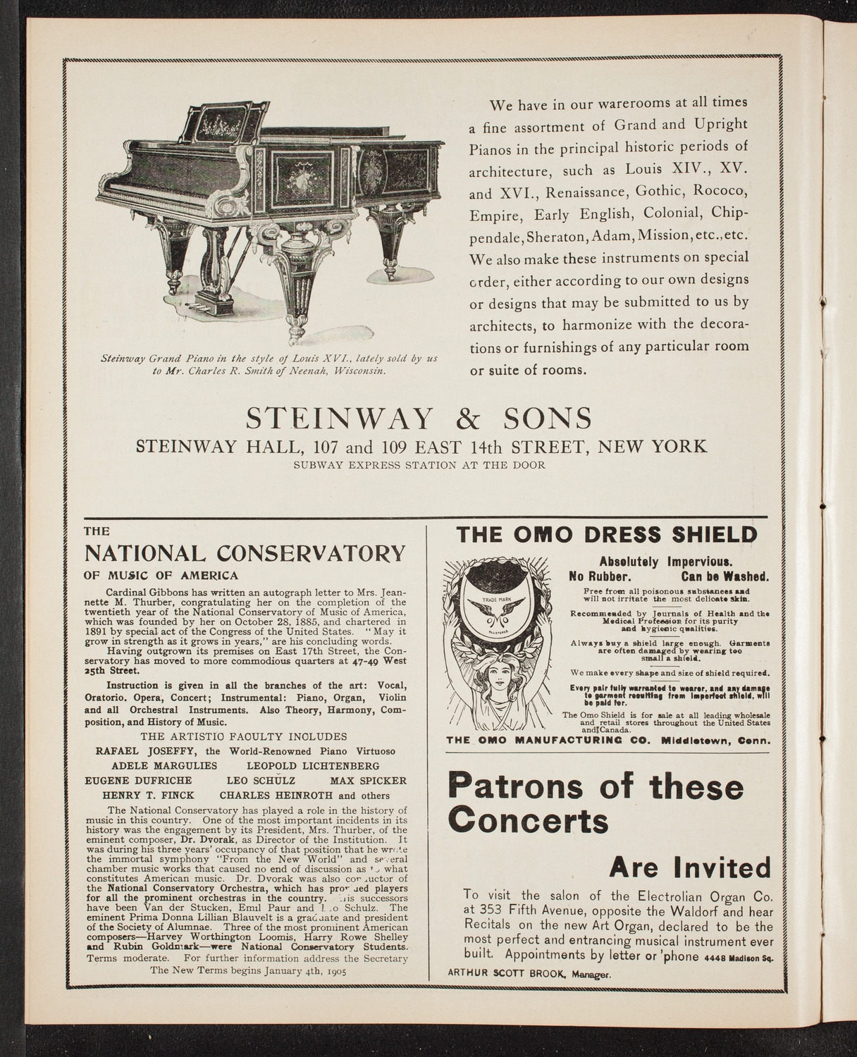 Musical Art Society of New York, December 14, 1905, program page 4