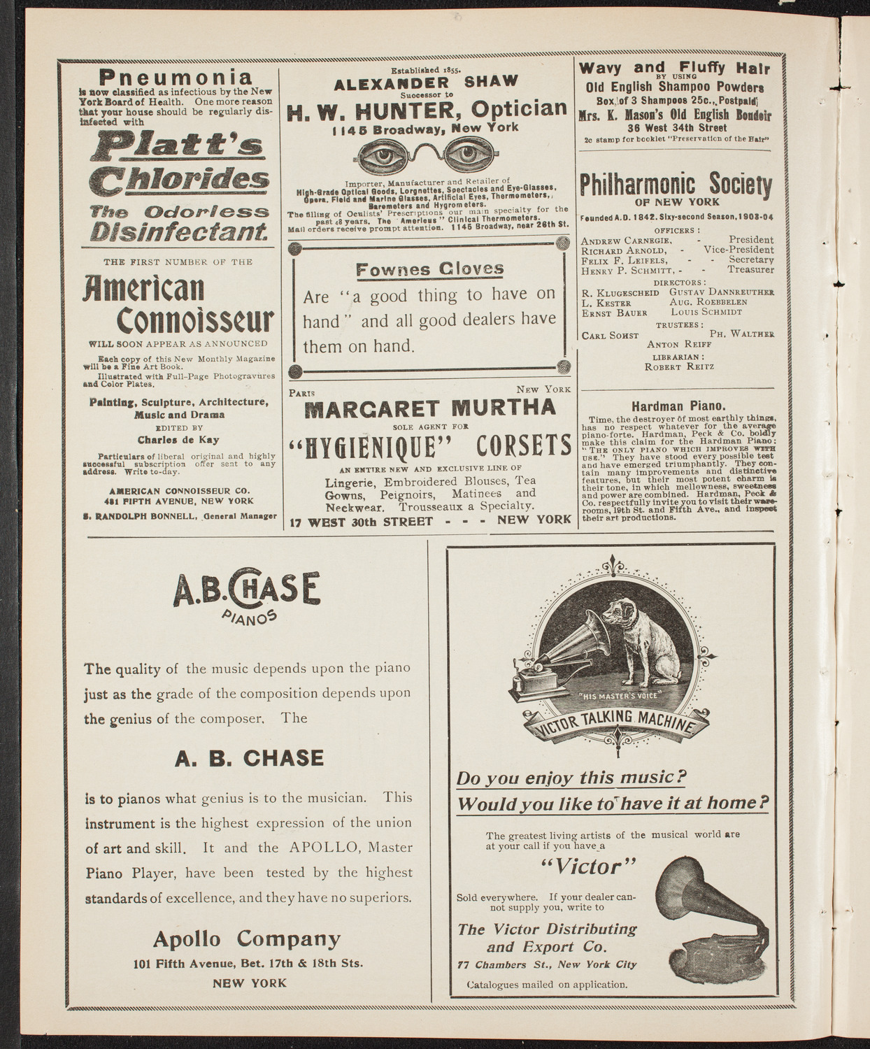 Lillian Nordica, Soprano, with the New York Symphony Orchestra, March 12, 1904, program page 2