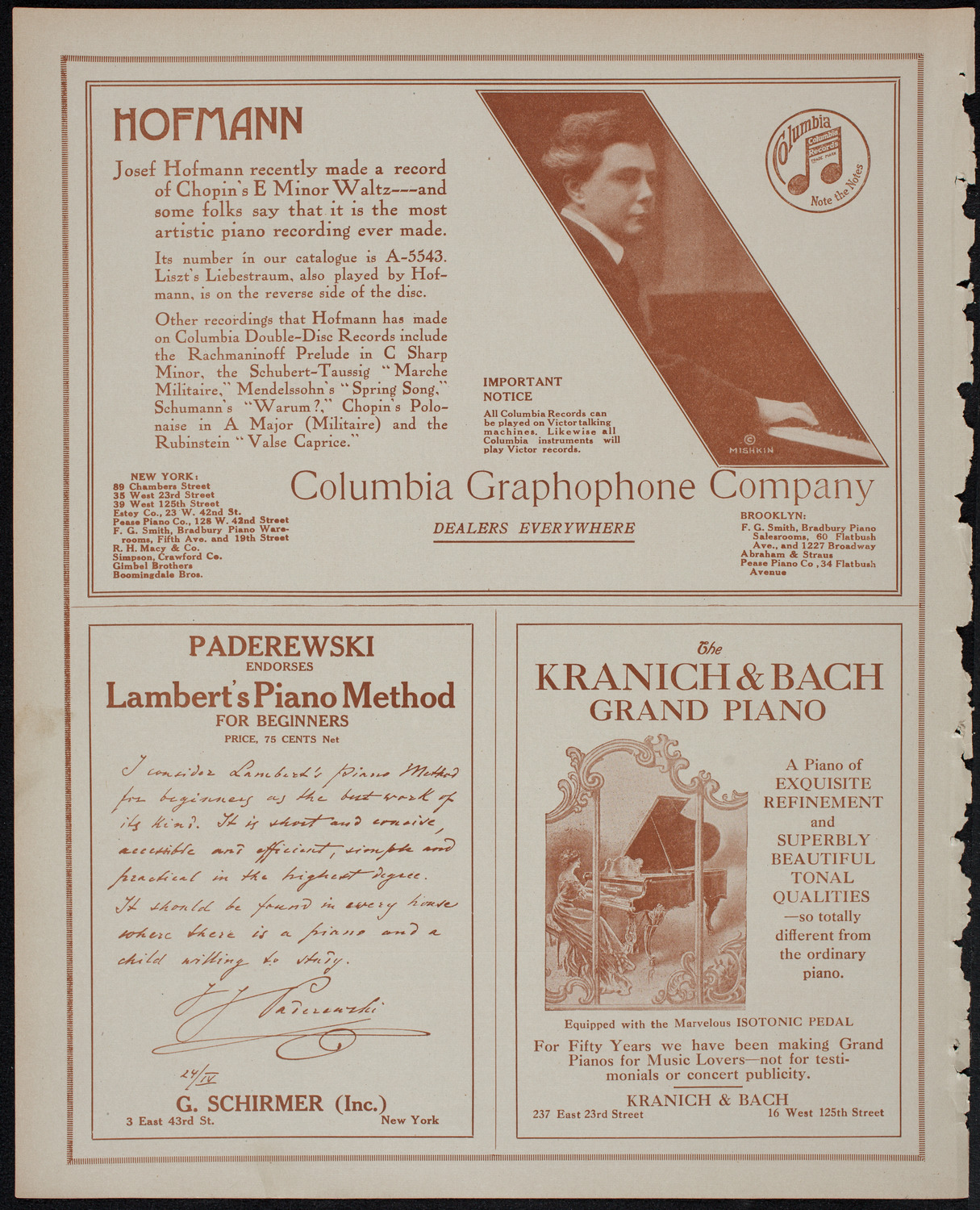 Elmendorf Lecture: Java, November 23, 1913, program page 6