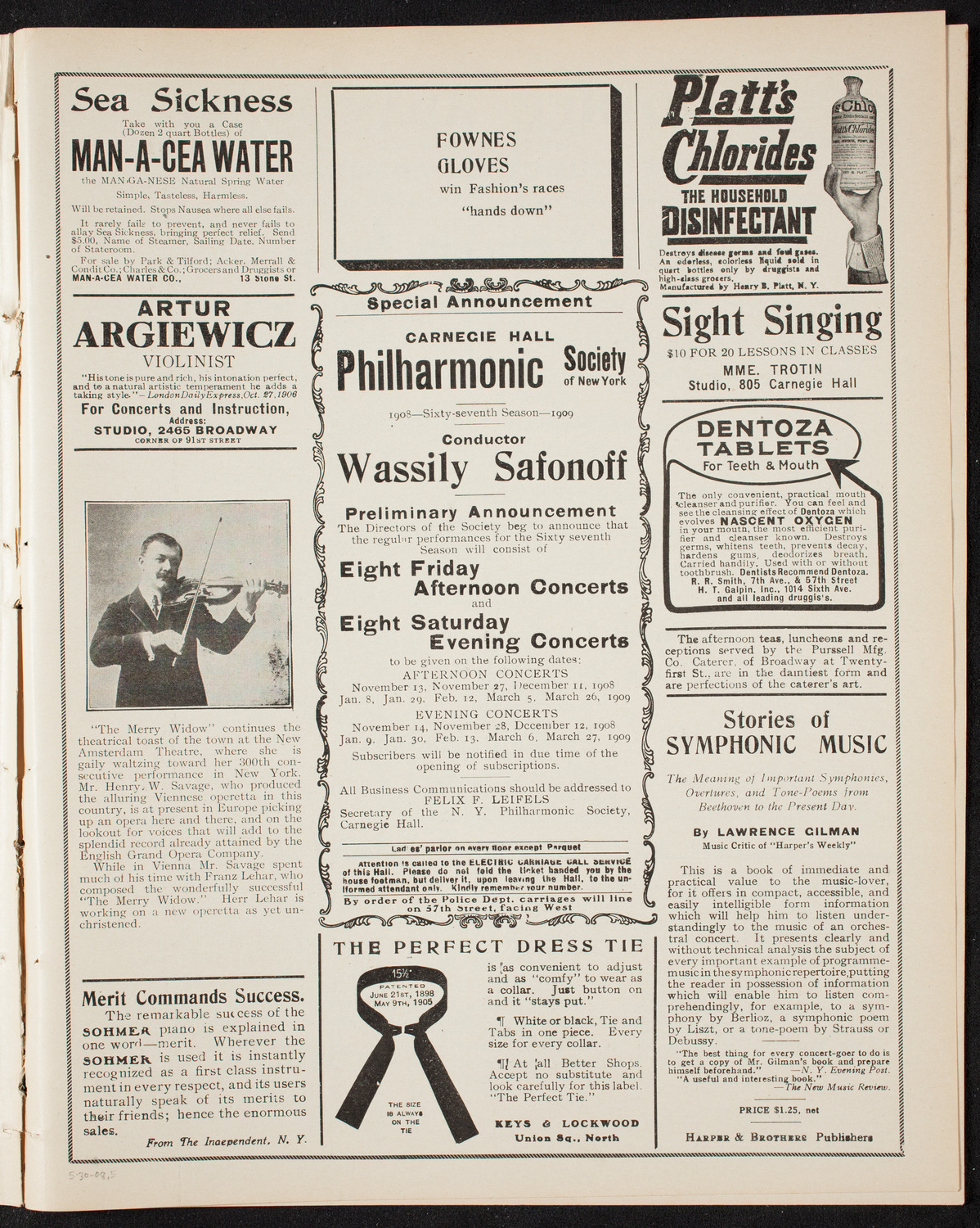 Grand Army of the Republic Memorial Day Exercises, May 30, 1908, program page 9