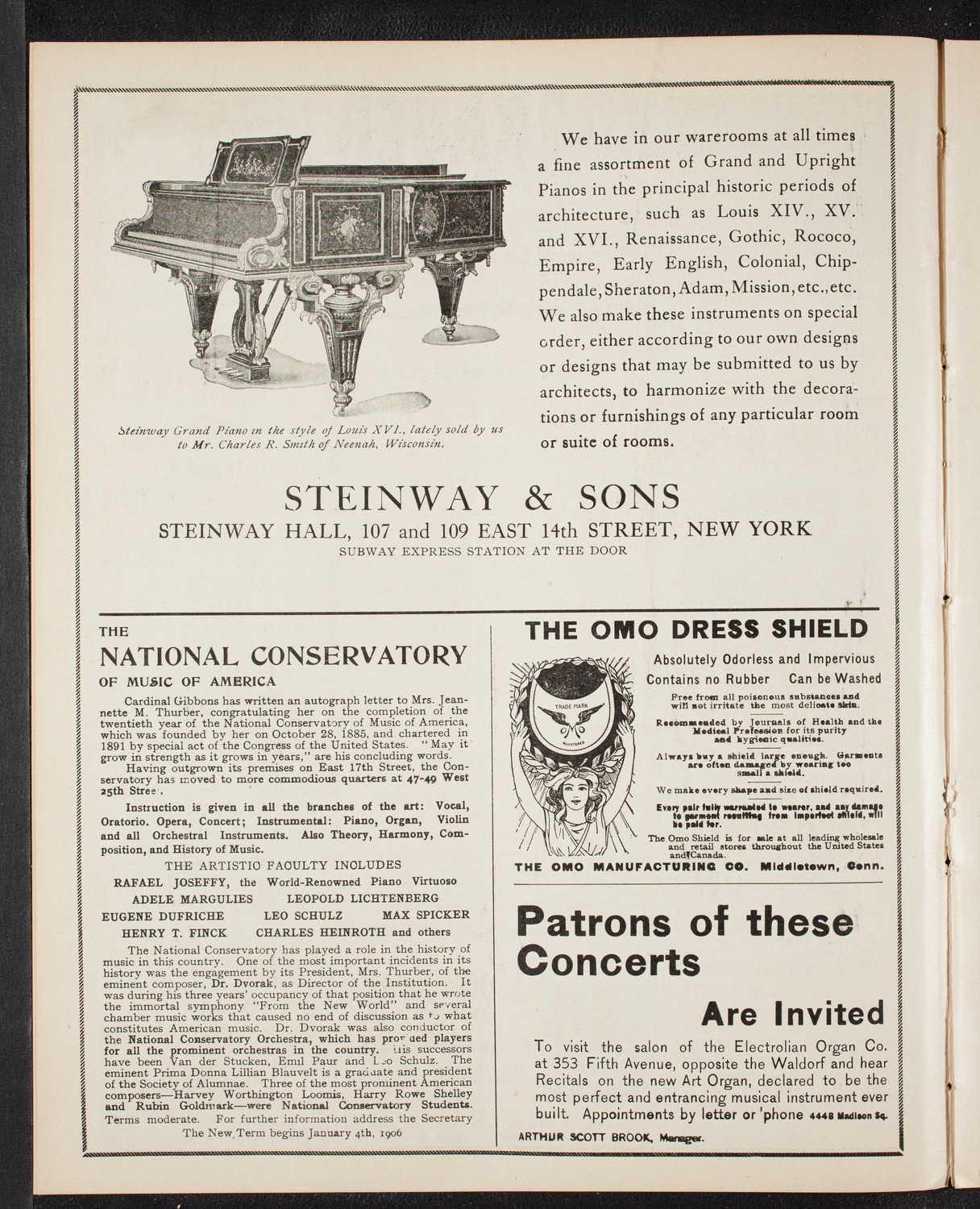 Symphony Concert for Young People, January 6, 1906, program page 4