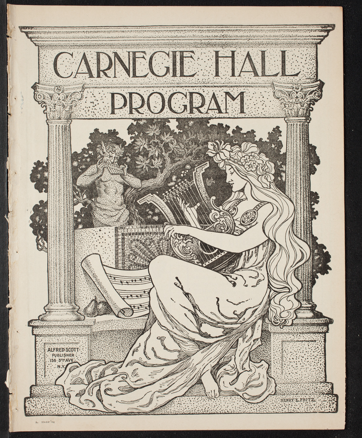 Columbus Day Celebration, October 12, 1904, program page 1