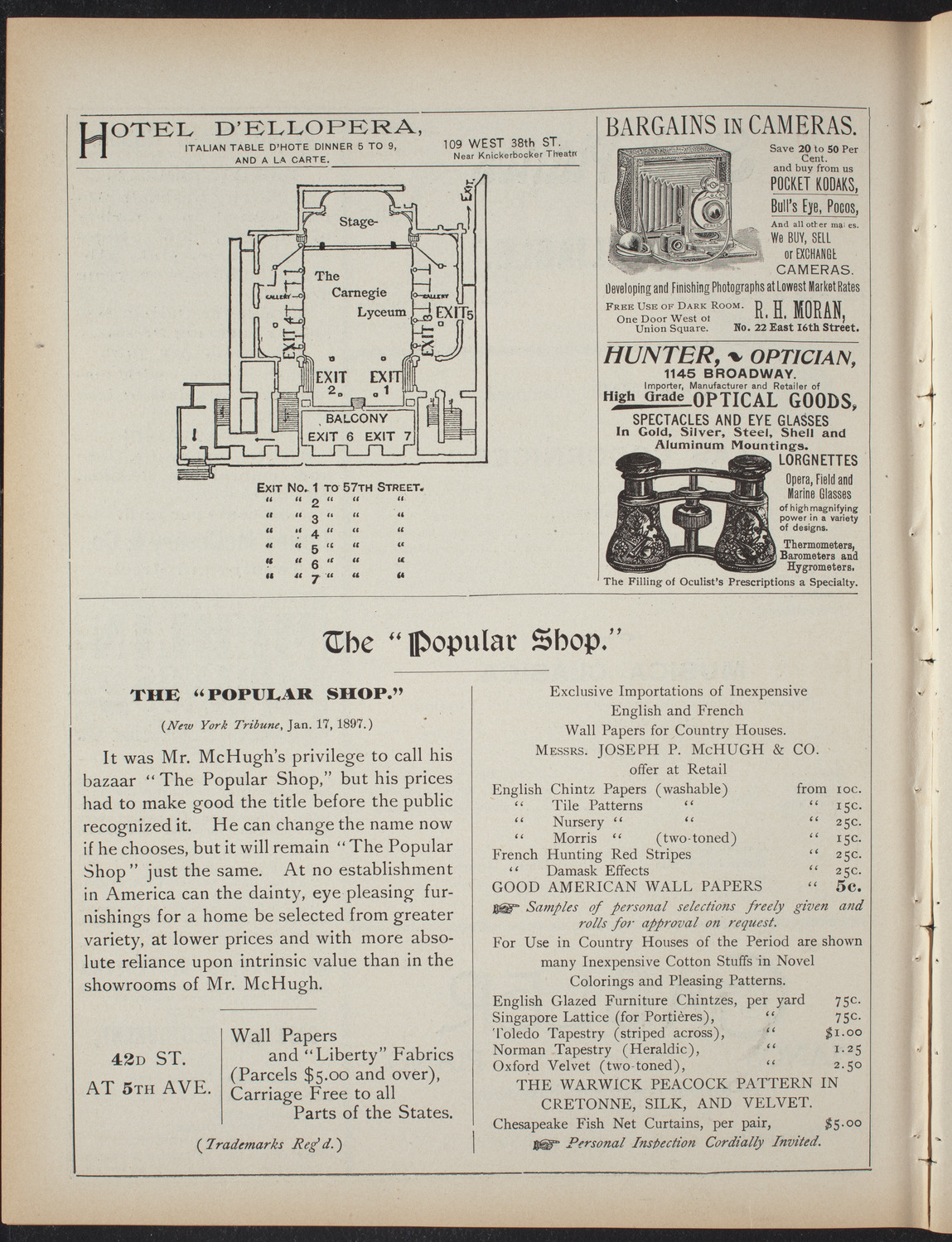 Benefit for the Cubans Deported to Ceuta, May 3, 1897, program page 6