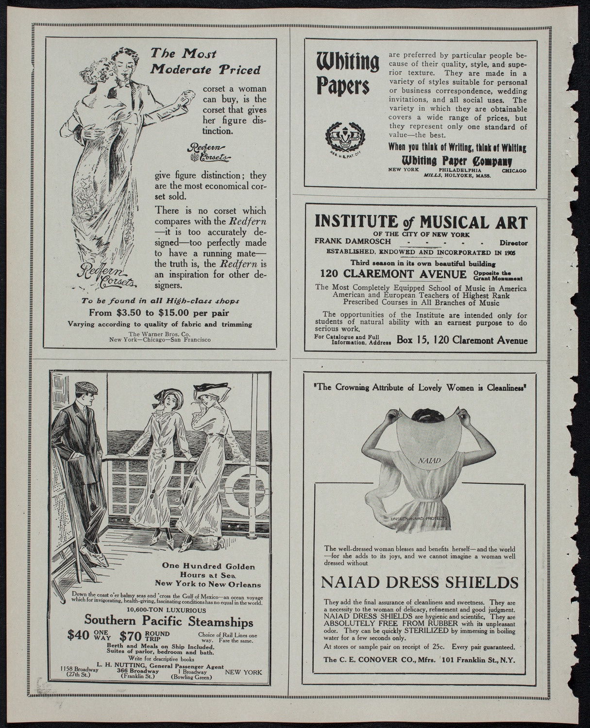 Burton Holmes Travelogue: Panama, February 17, 1913, program page 2