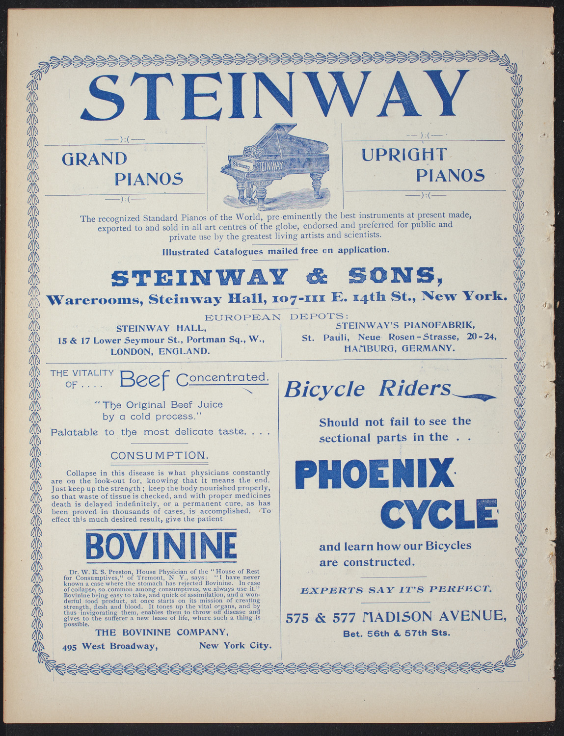 Columbia College Musical Society, February 17, 1897, program page 10