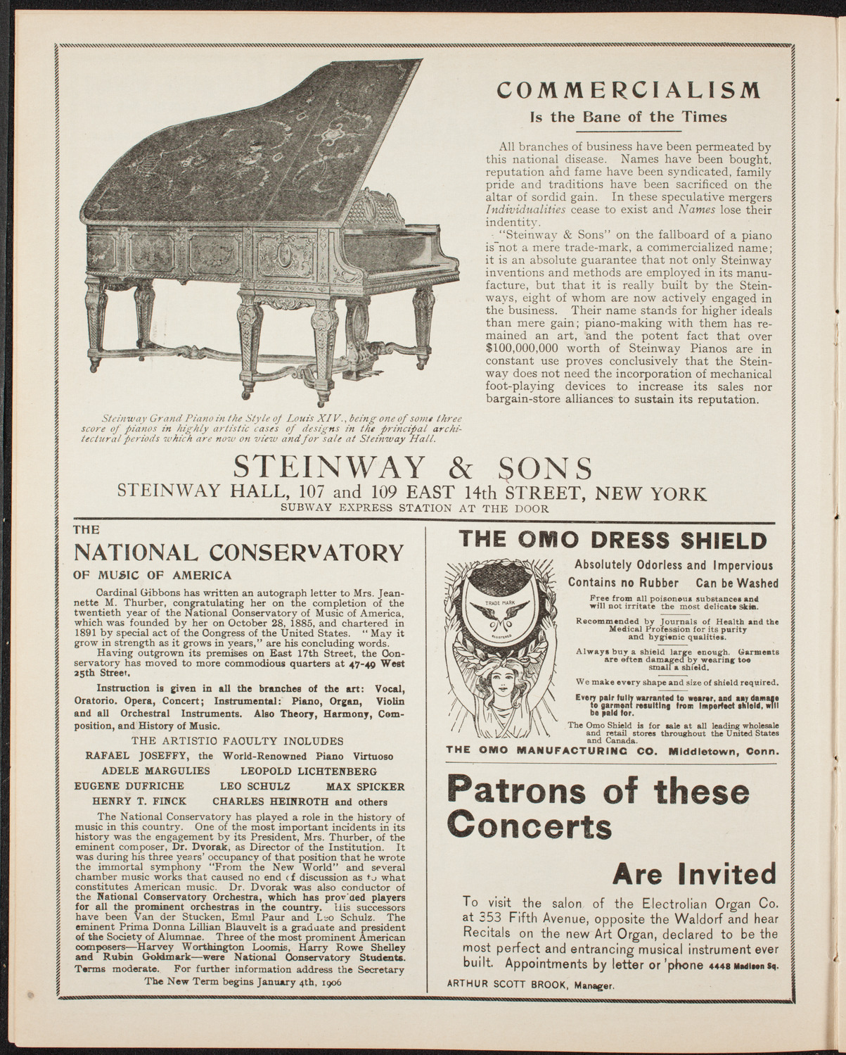 Musical Art Society of New York, March 8, 1906, program page 4