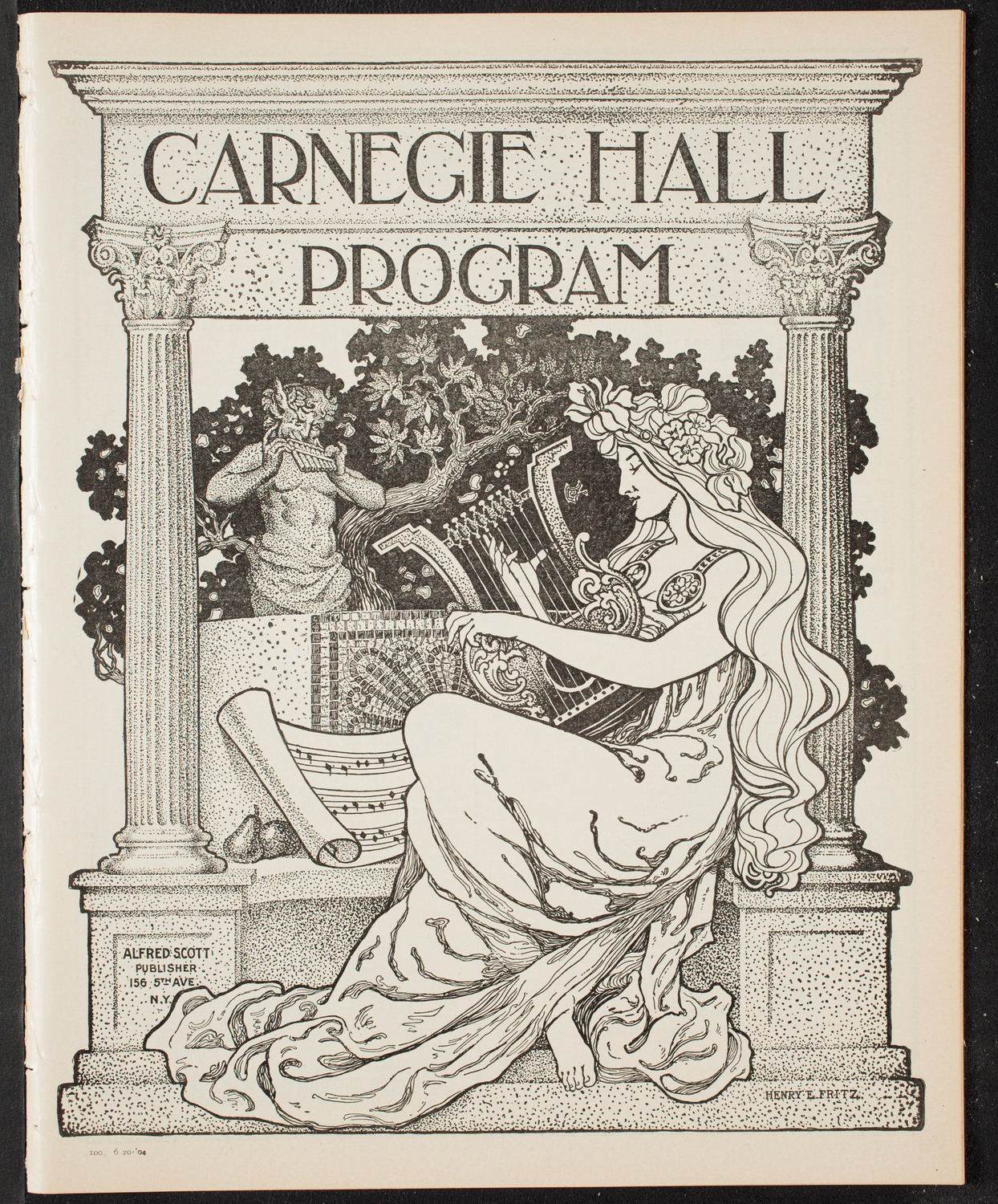 Graduation: College of St. Francis Xavier, June 20, 1904, program page 1