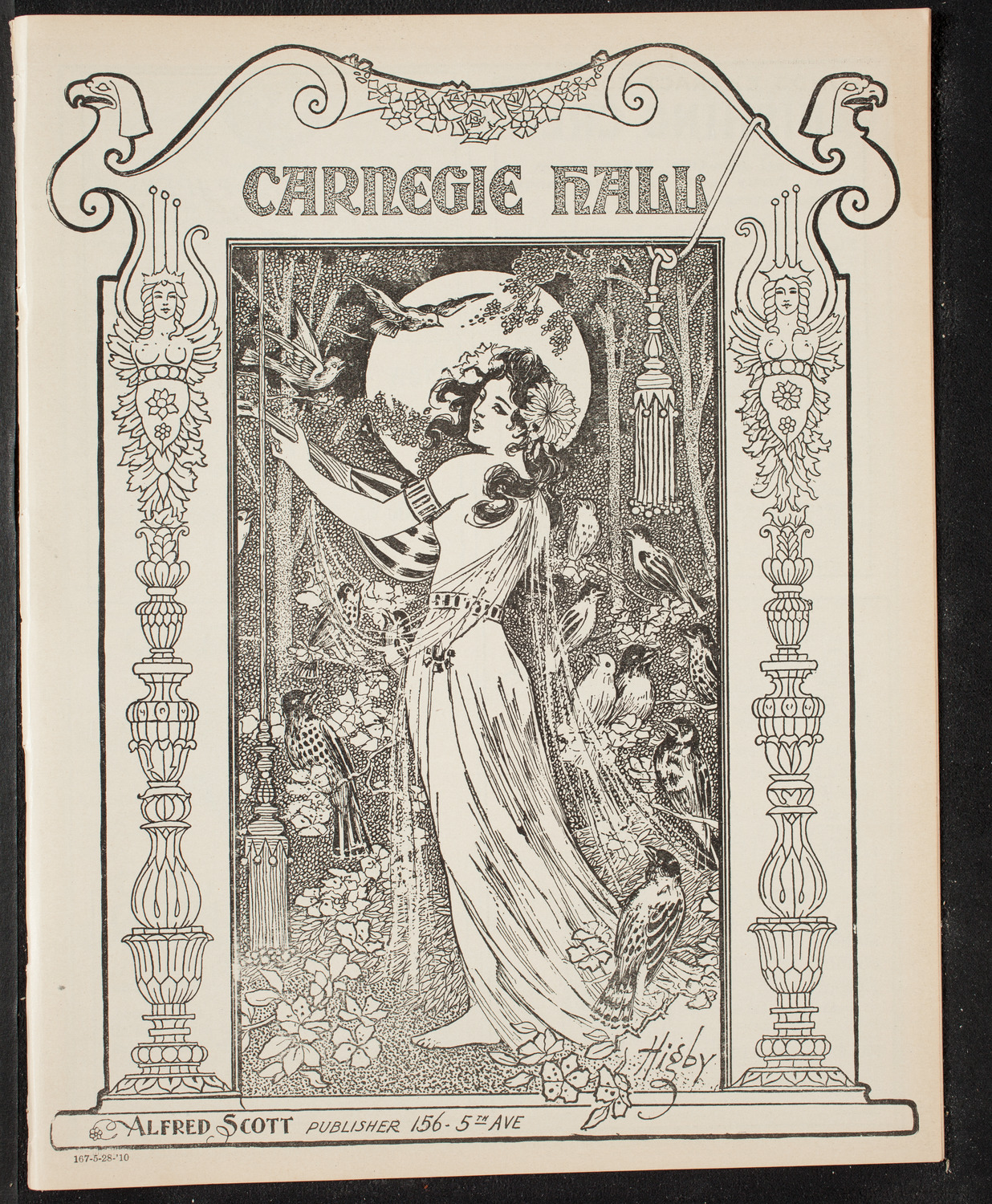 Grand Festival Concert of the American Union of Swedish Singers, May 28, 1910, program page 1