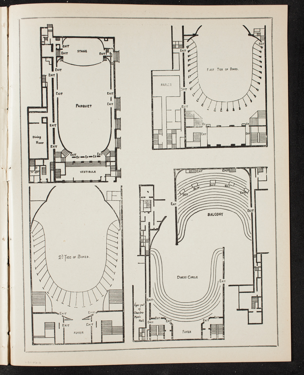 Raoul Pugno, Joseph Hollman and Marie Hall, January 21, 1906, program page 11