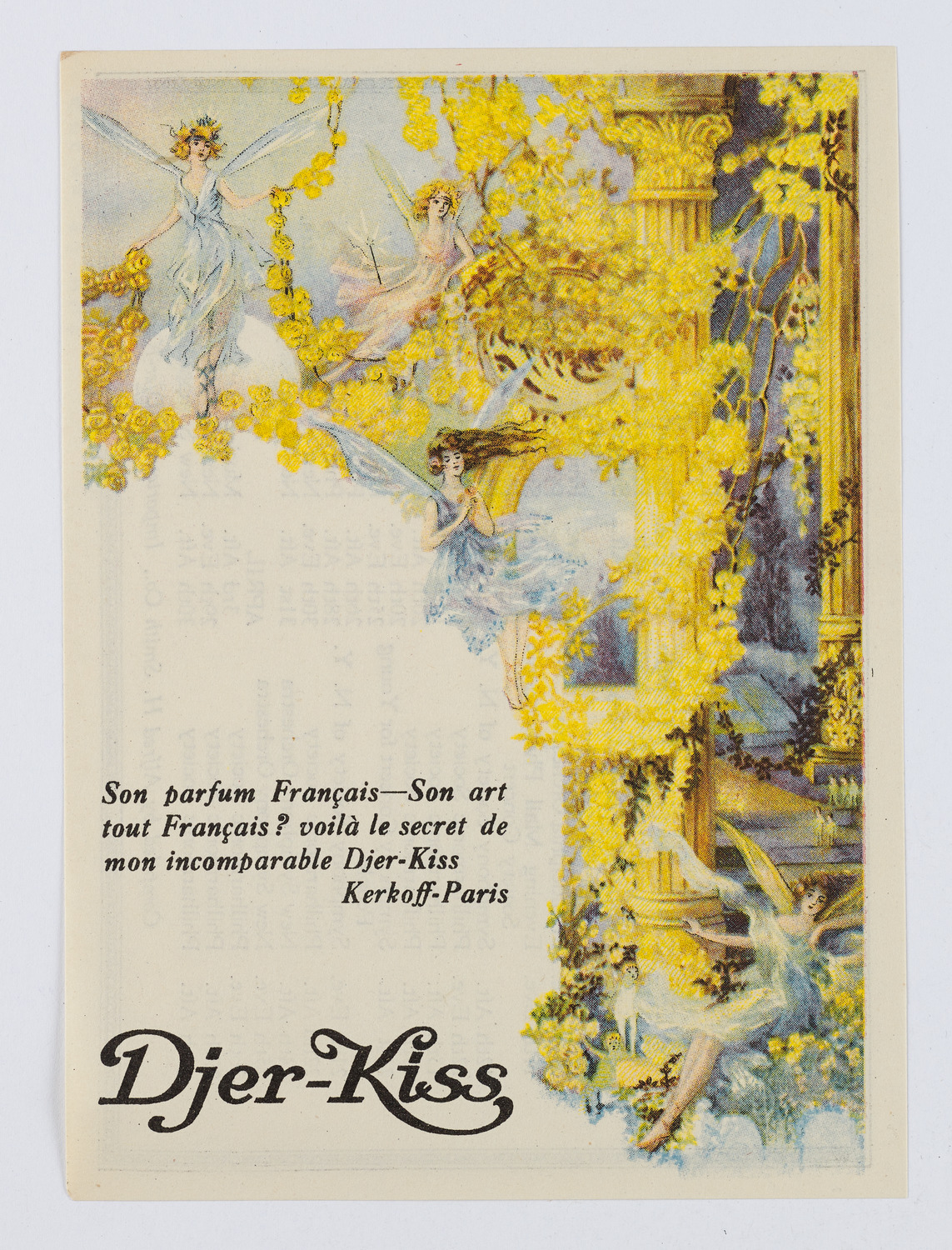 Djer-Kiss Cosmetics Orchestral Concert Schedules, 1920