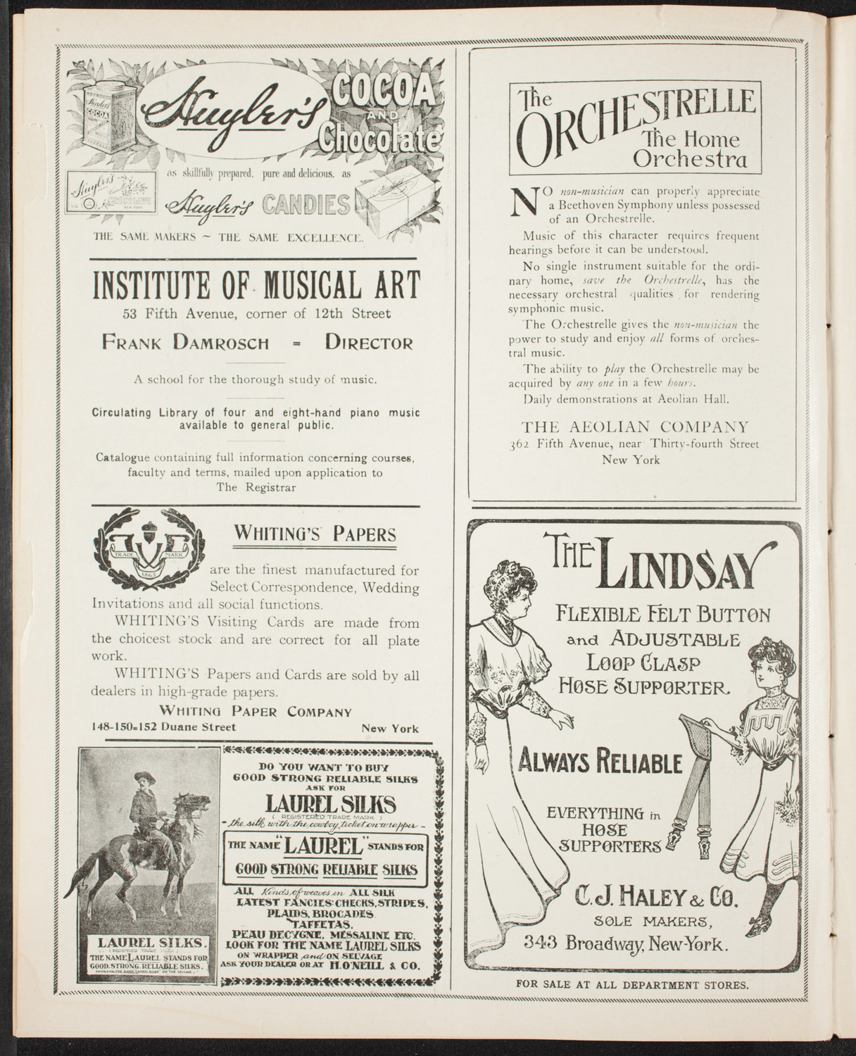 Boston Symphony Orchestra, March 21, 1907, program page 6