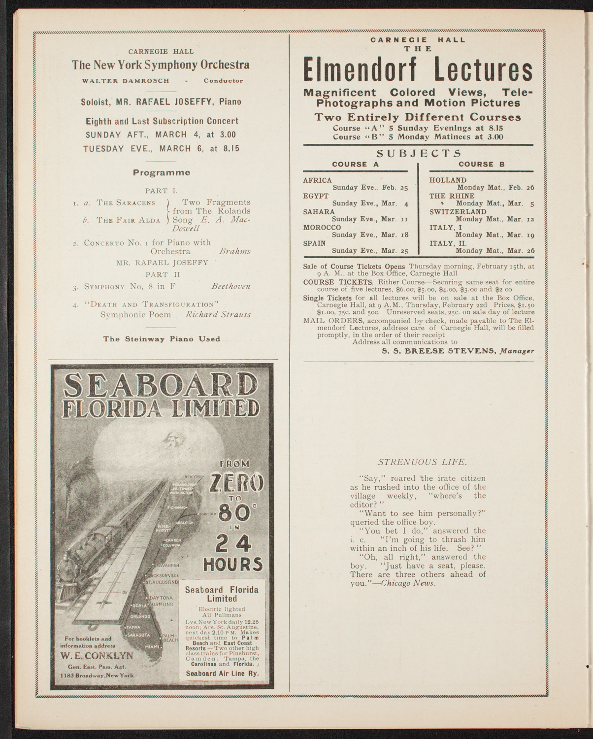Lecture by Burr McIntosh, February 18, 1906, program page 10