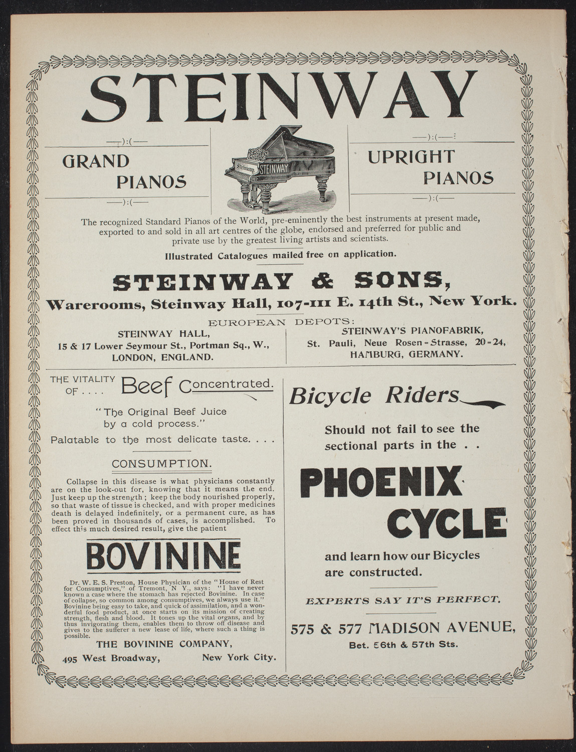 David Garrick: A Comedy in Four Acts, February 13, 1897, program page 8