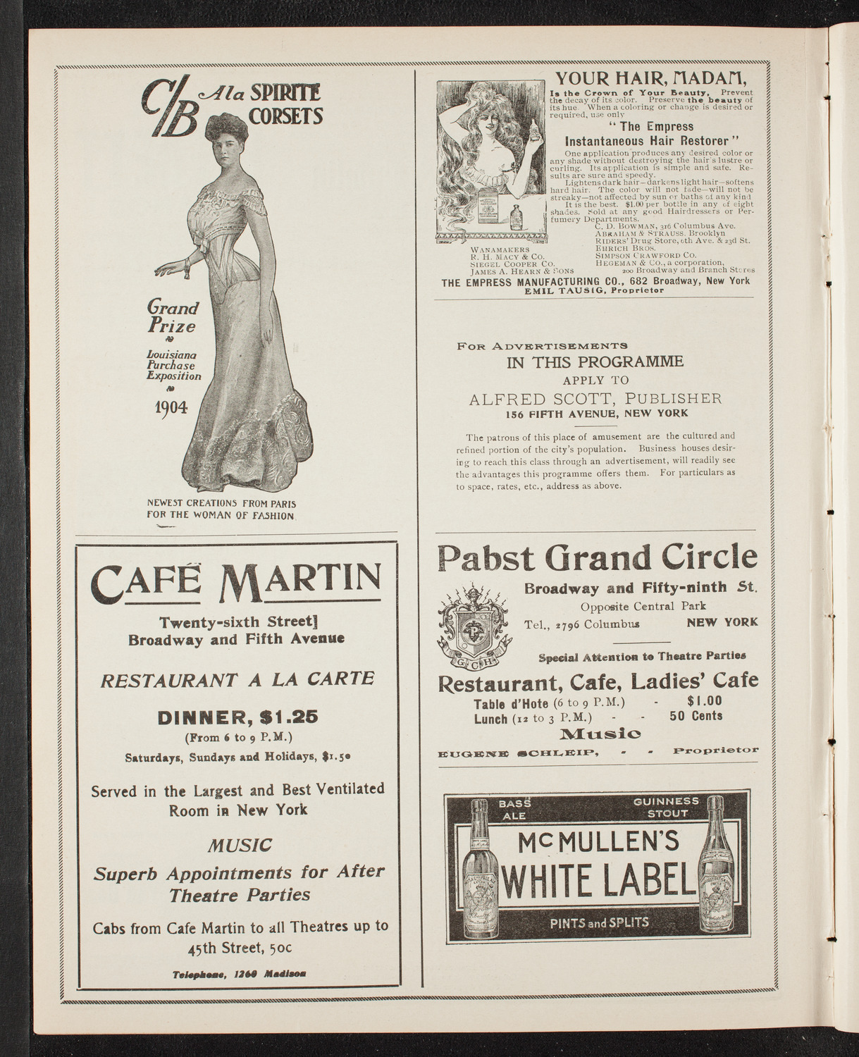 Grand Army of the Republic Memorial Day Exercises, May 30, 1905, program page 8