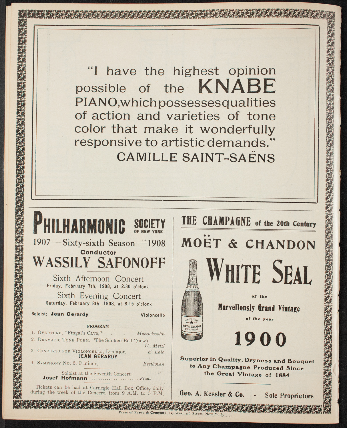 Burton Holmes Travelogue: London, February 2, 1908, program page 12