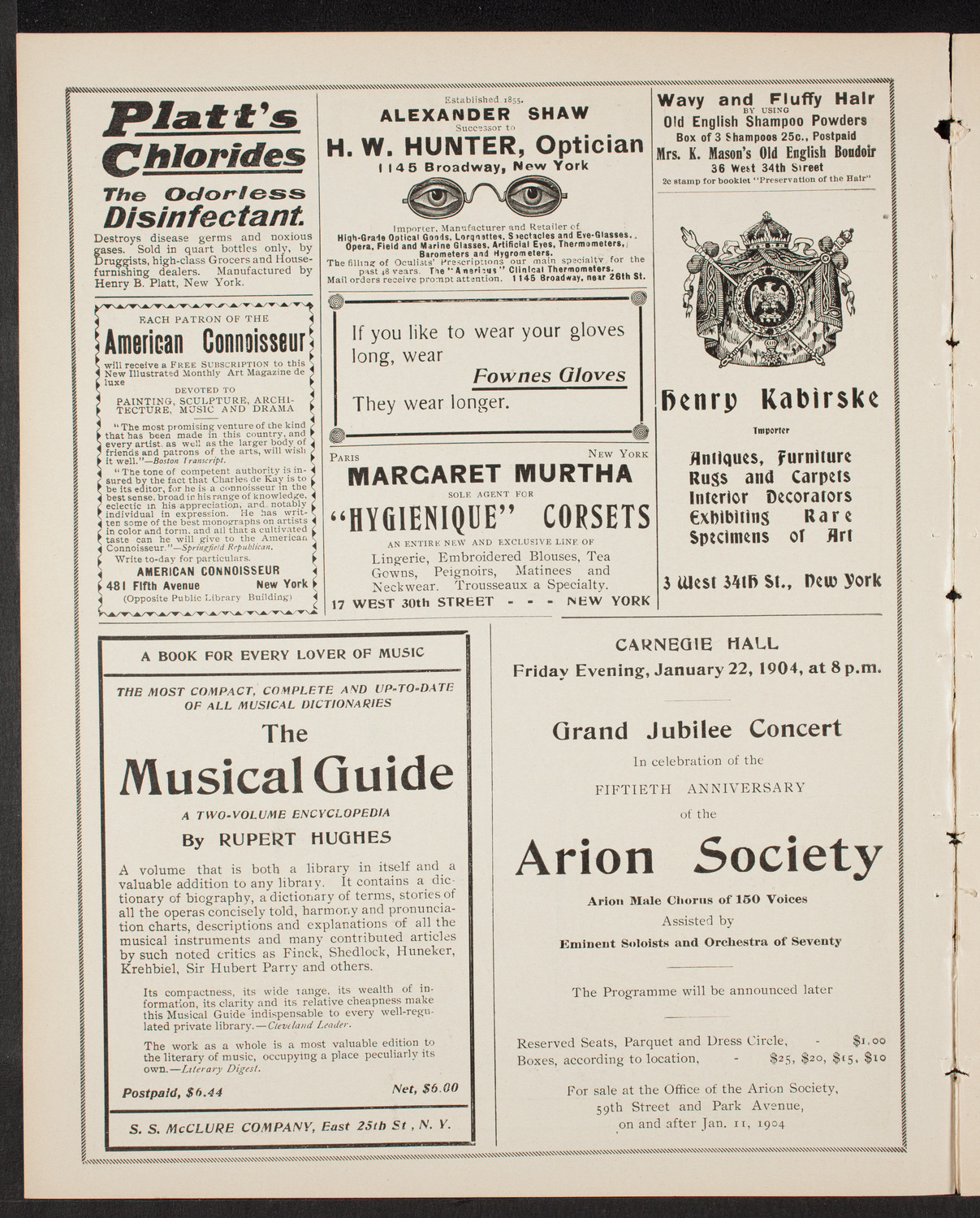 New York Symphony Orchestra, December 13, 1903, program page 2