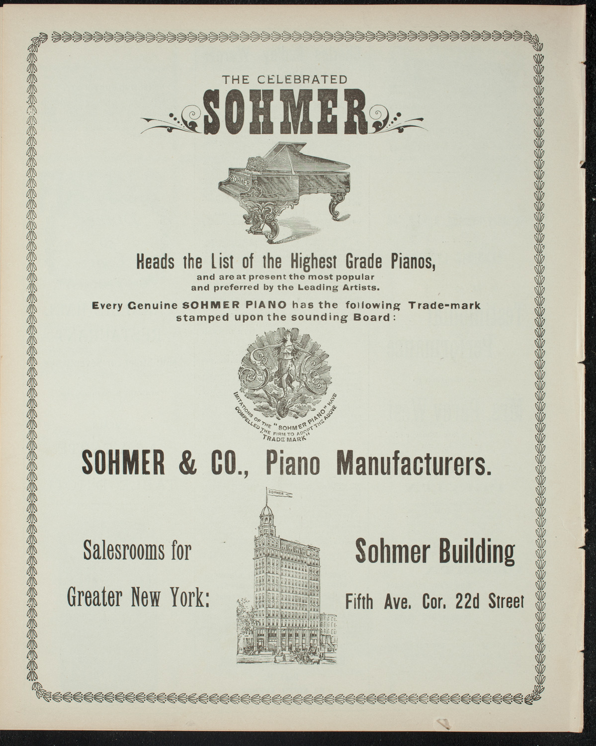 Comparative Literature Society Saturday Morning Conference, April 2, 1898, program page 8