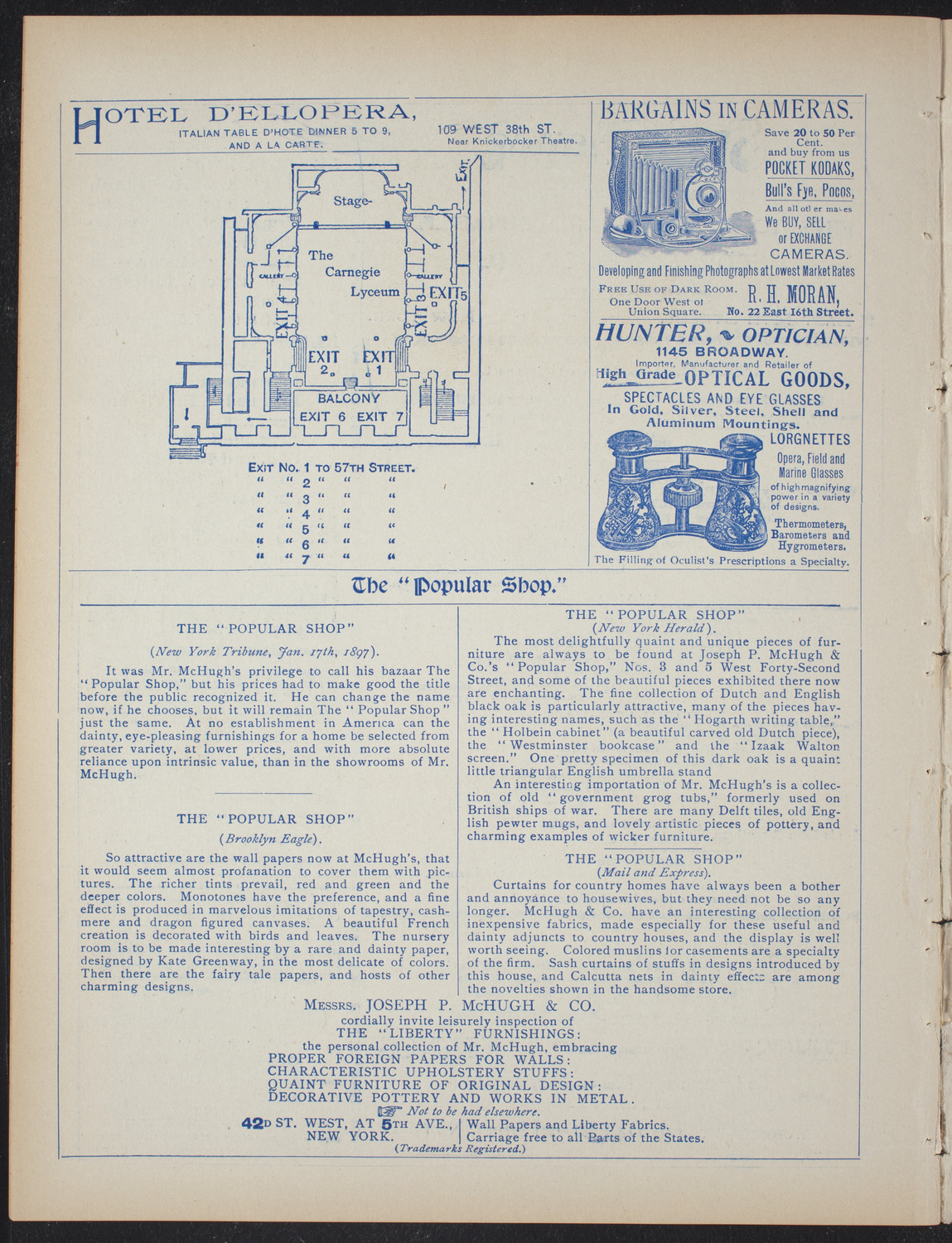 Columbia College Musical Society, February 16, 1897, program page 6