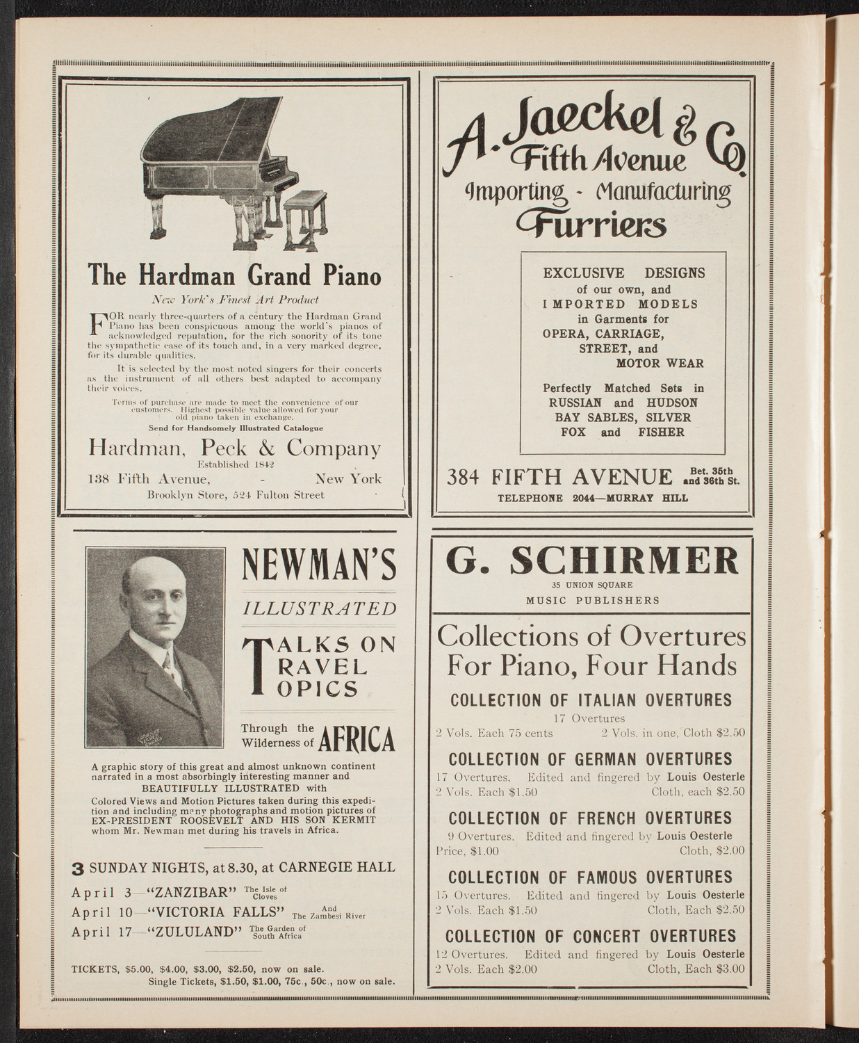 New York Philharmonic, April 2, 1910, program page 8