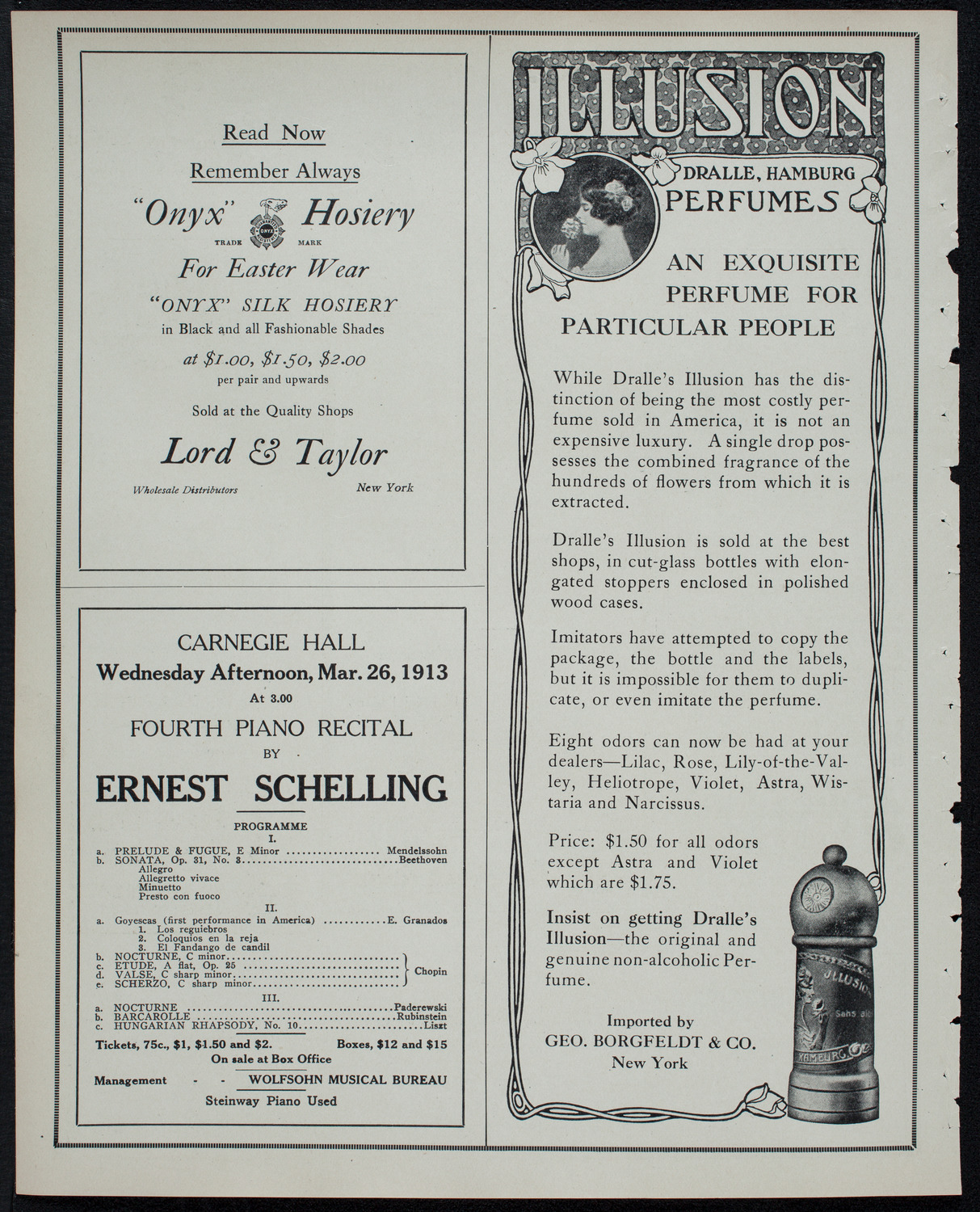 New York Philharmonic, March 13, 1913, program page 8